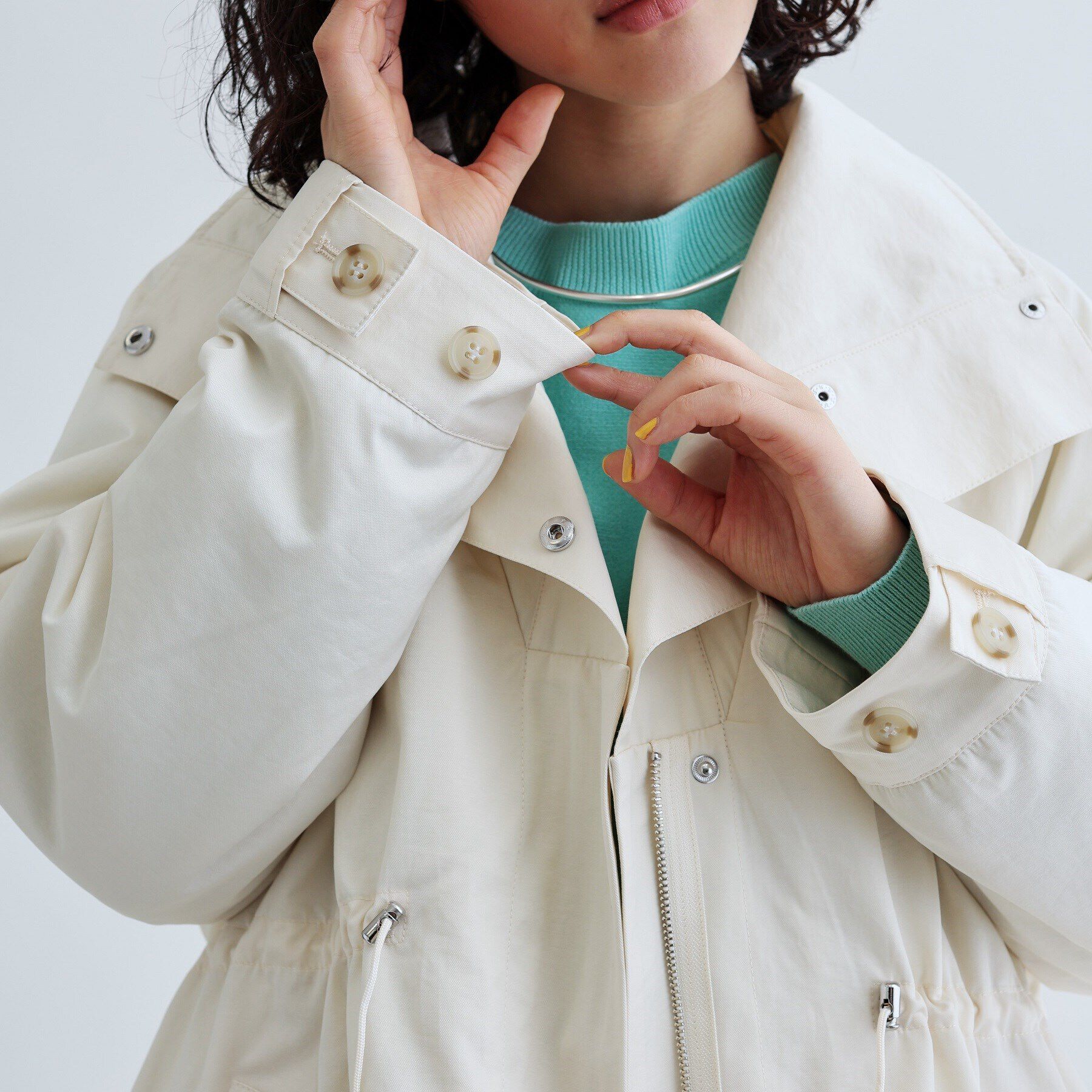 GALLEST「スタンドカラードロストギャバコート/モッズコート」|ダウン|