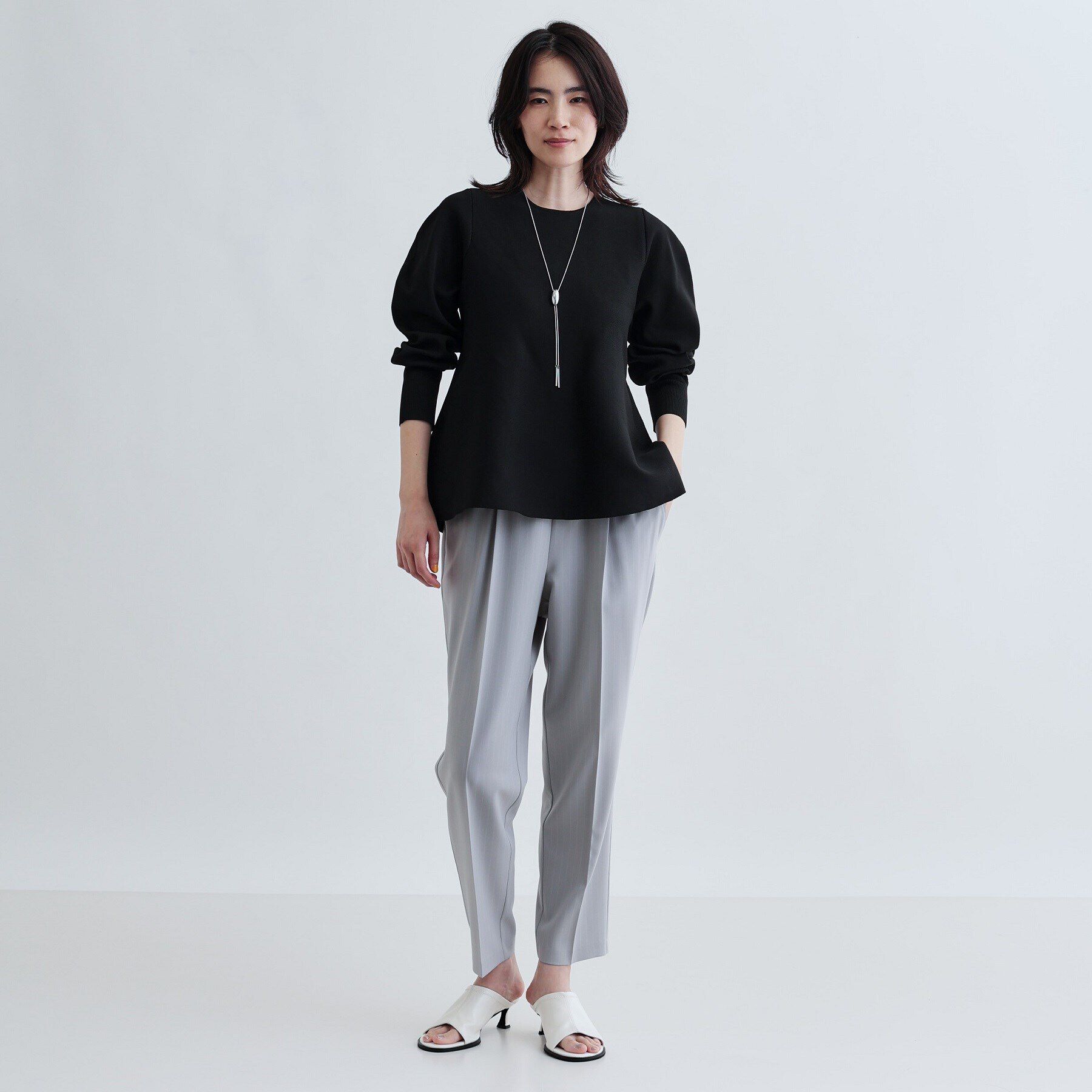 GALLEST「ペプラムフォルムニット」|ニット・セーター|