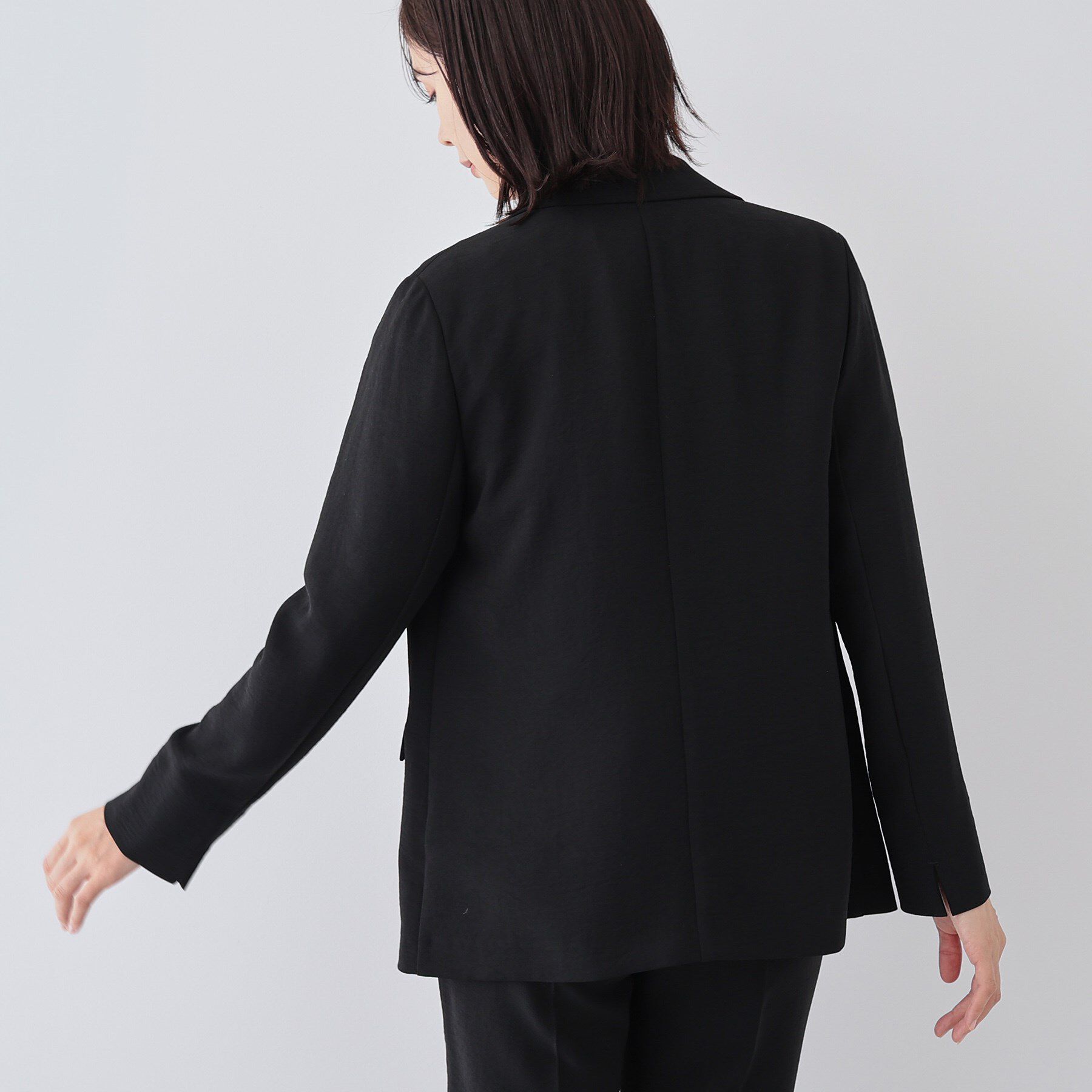 INDIVI「【着る日傘/遮熱/UVケア】ナローテーラードカラージャケット」|スーツ|