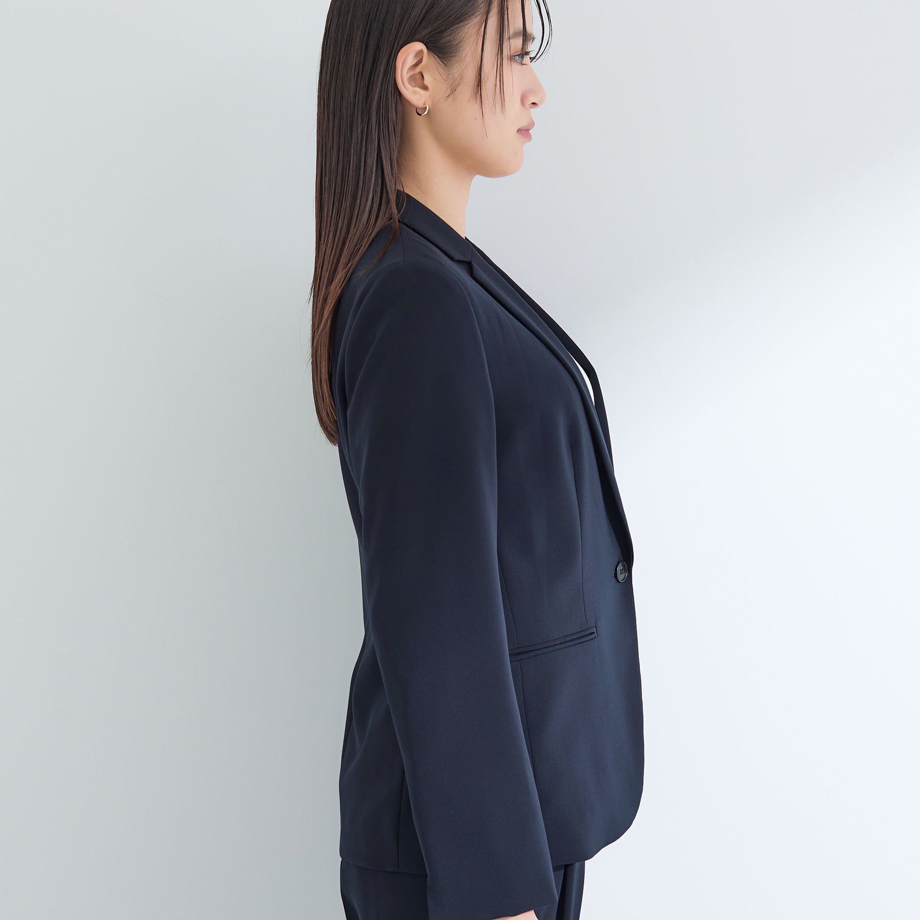 INDIVI「【洗える／UVケア】ストレッチテーラードジャケット」|スーツ|