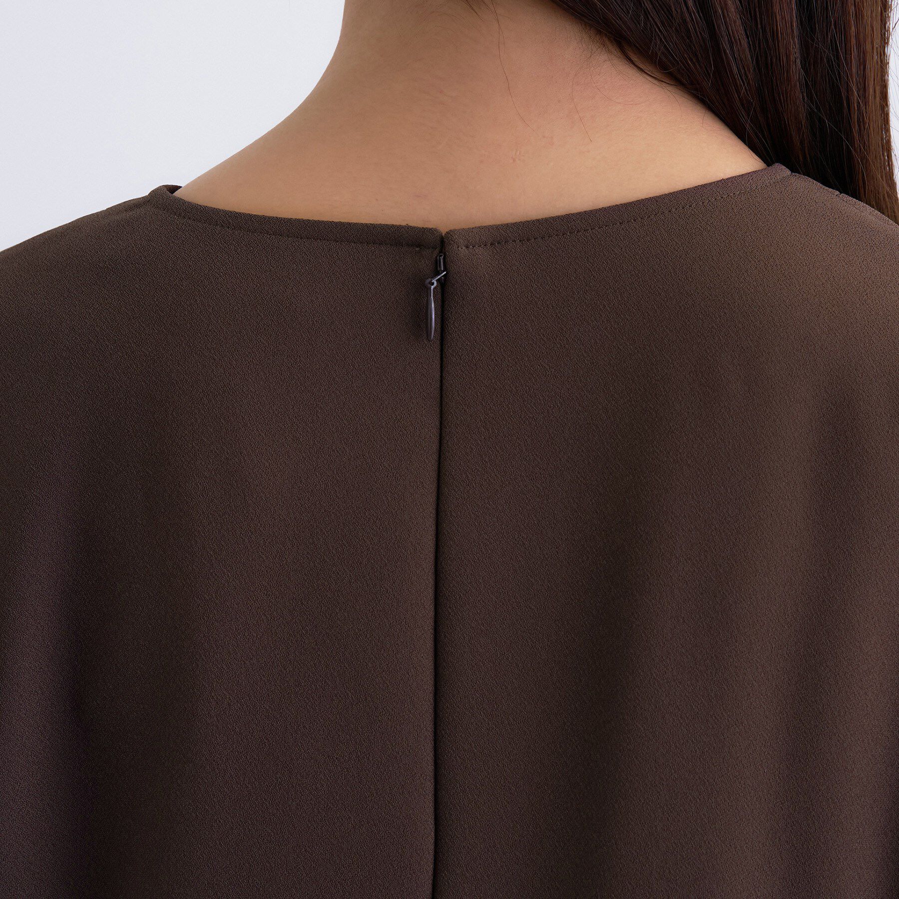 INDIVI「【洗える／UVケア】ジョーゼットフレアワンピース」|ワンピース|