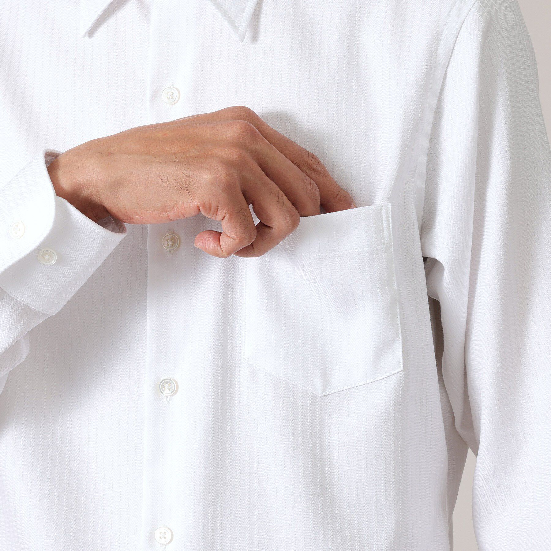 TAKEO KIKUCHI「【Made in JAPAN】ドビーストライプ ドレス シャツ」|シャツ・ブラウス|