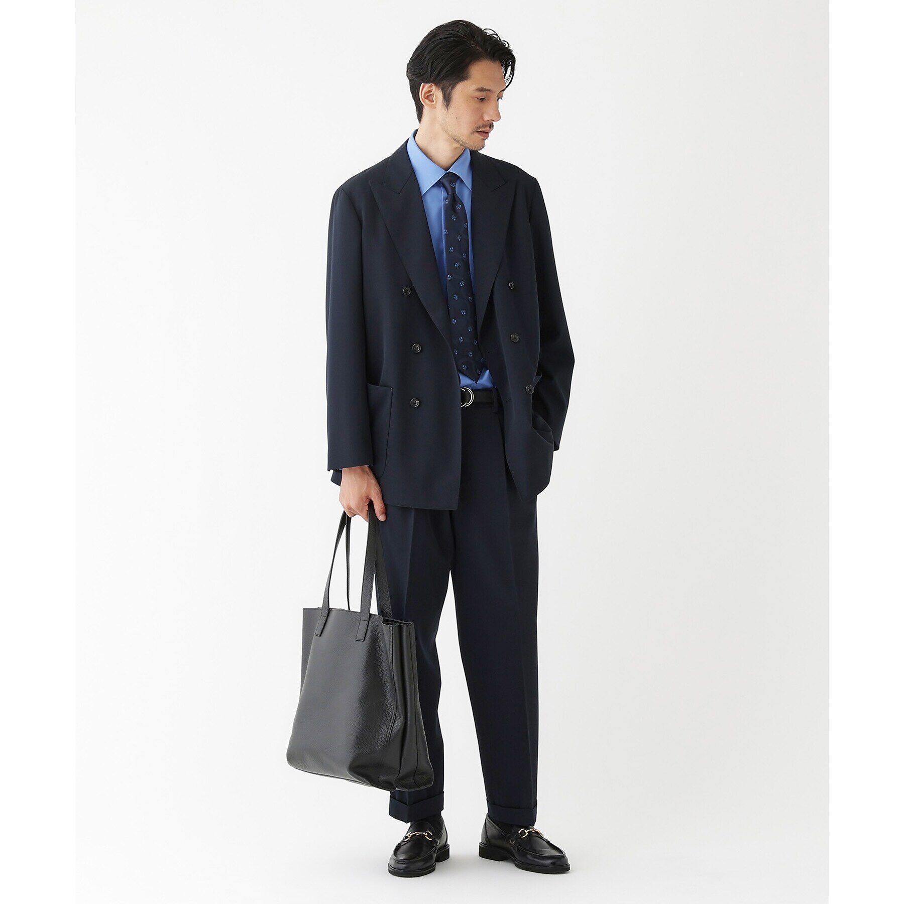 TAKEO KIKUCHI「【THE FLAGSHIP】ダブルフェイス　レザートート」|トートバッグ|