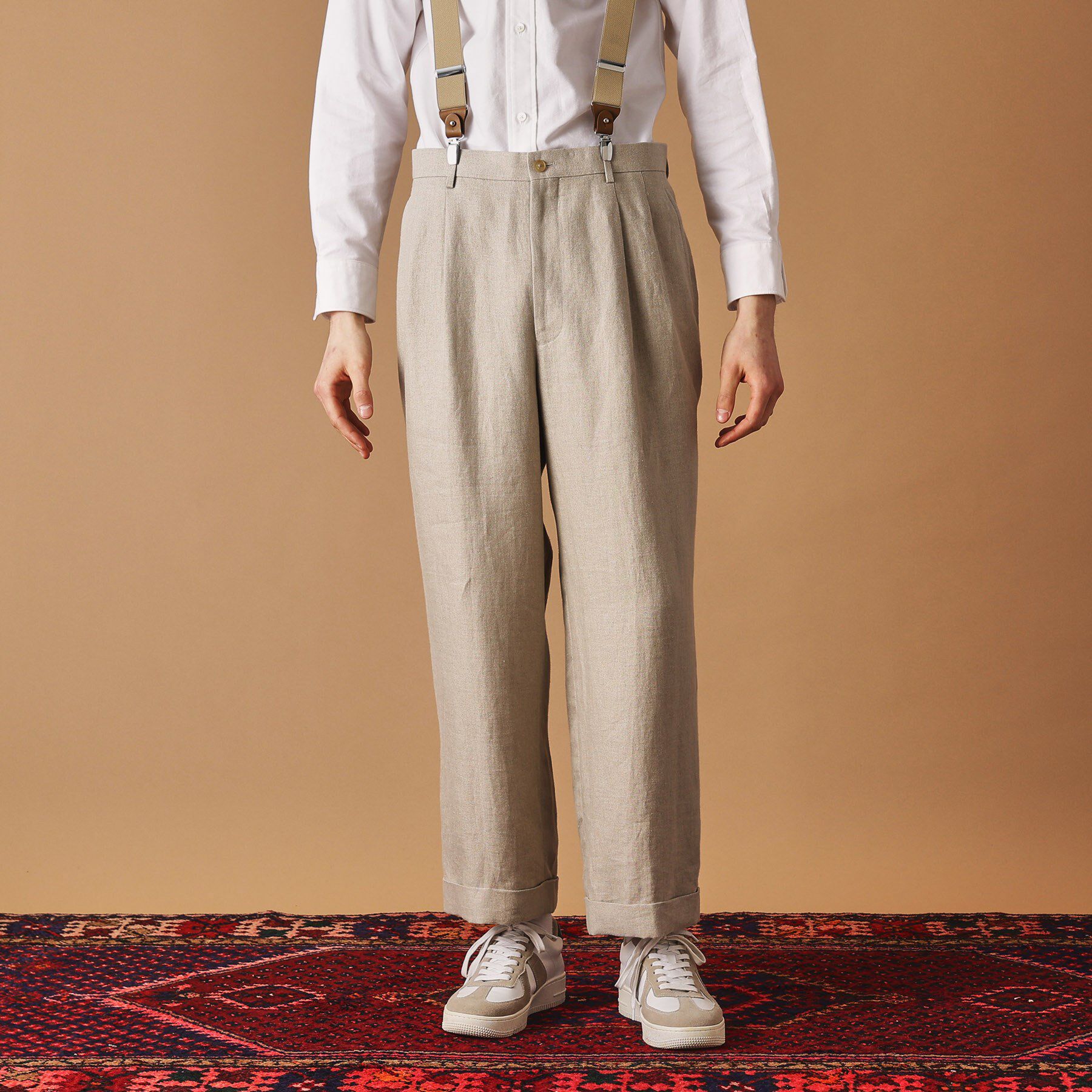 40CARATS&525「リネン ワイドスラックス」|その他|