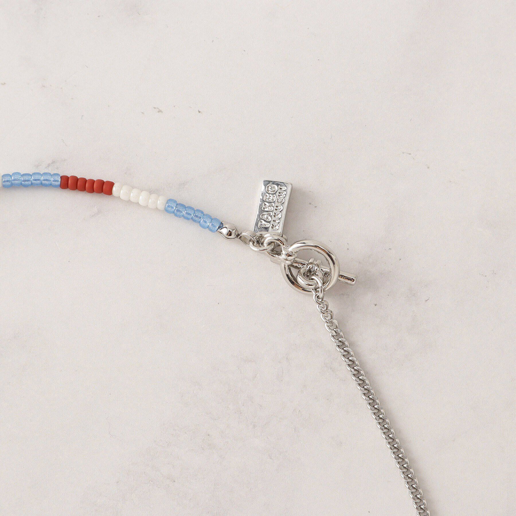 TAKEO KIKUCHI「ビーズコンビ リングネックレス」|ネックレス|