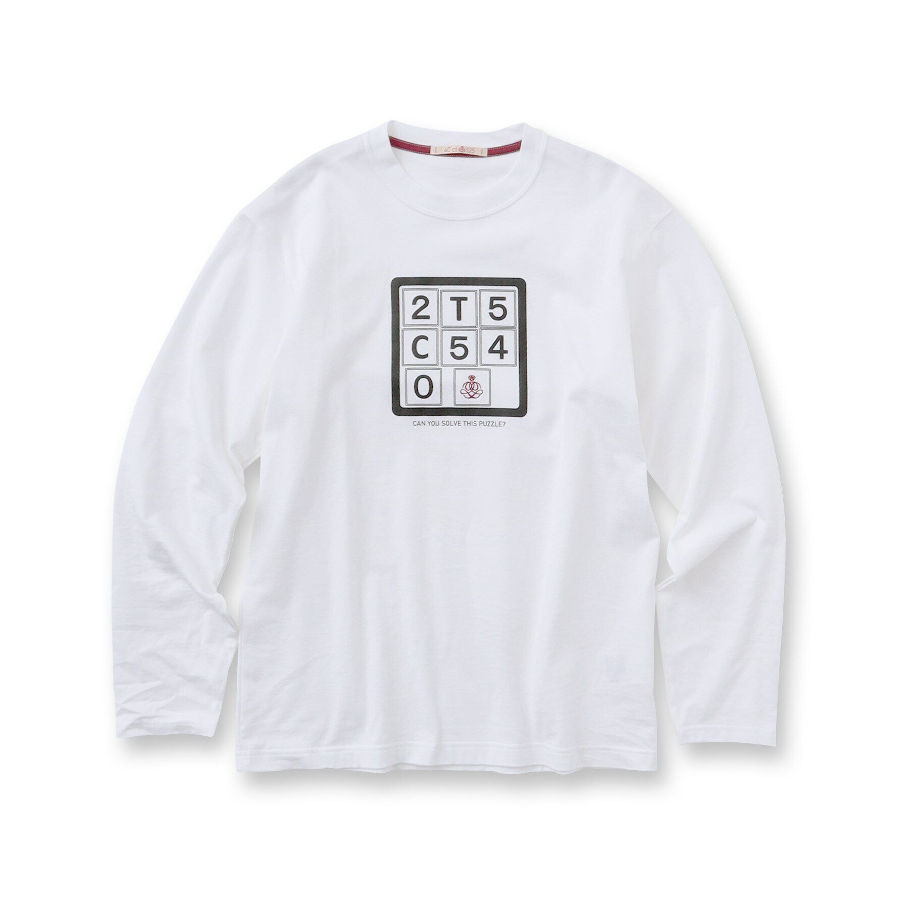 40CARATS&525「スライドパズル 長袖Tシャツ」|Tシャツ・カットソー|