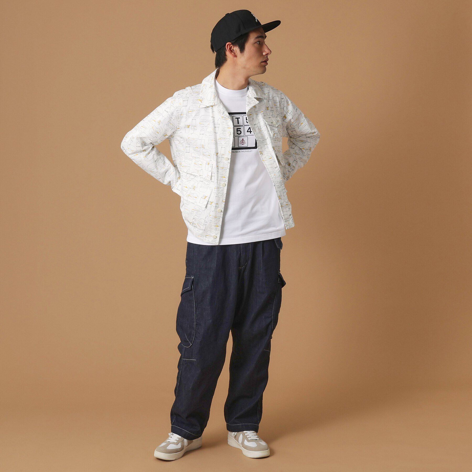 40CARATS&525「スライドパズル 長袖Tシャツ」|Tシャツ・カットソー|