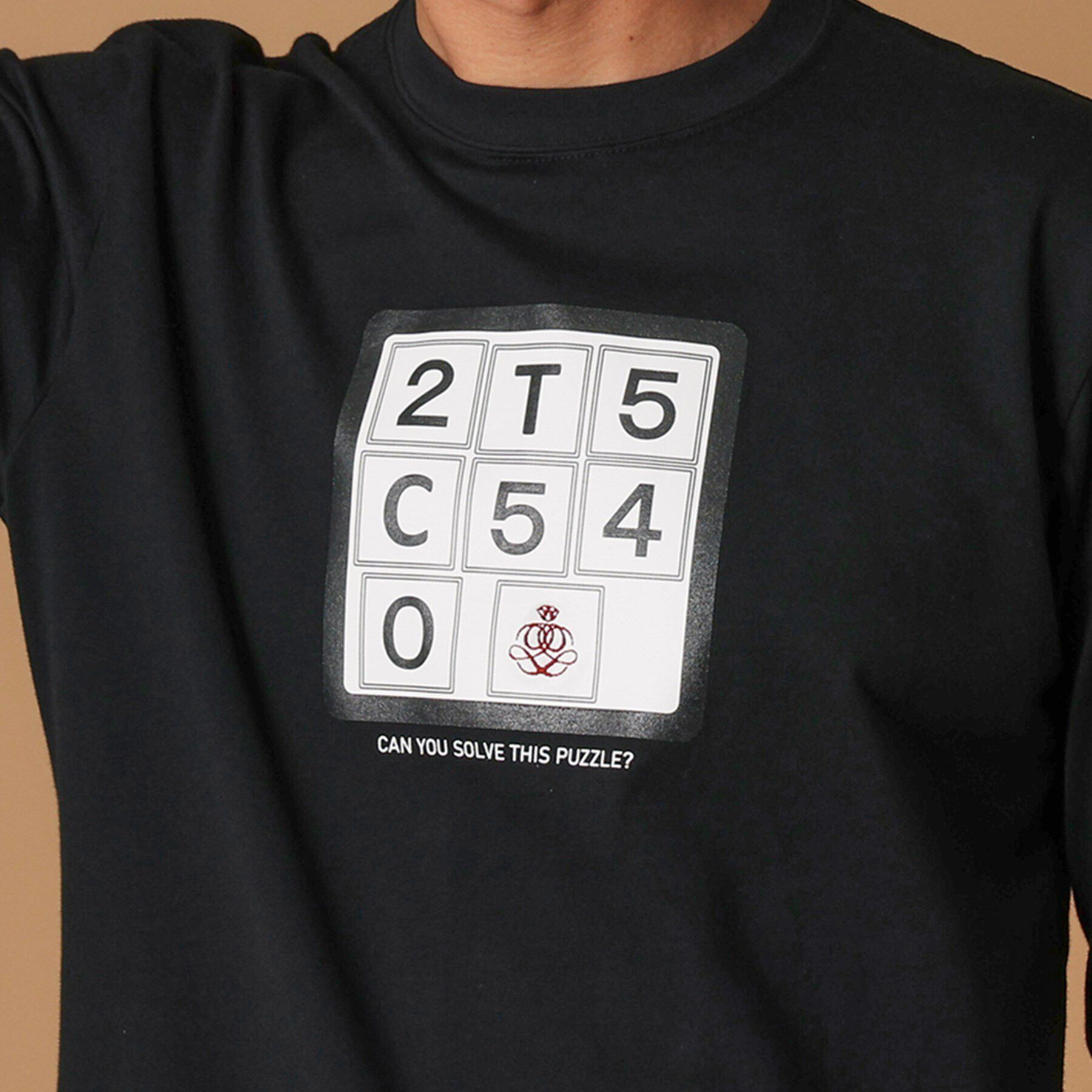 40CARATS&525「スライドパズル 長袖Tシャツ」|Tシャツ・カットソー|