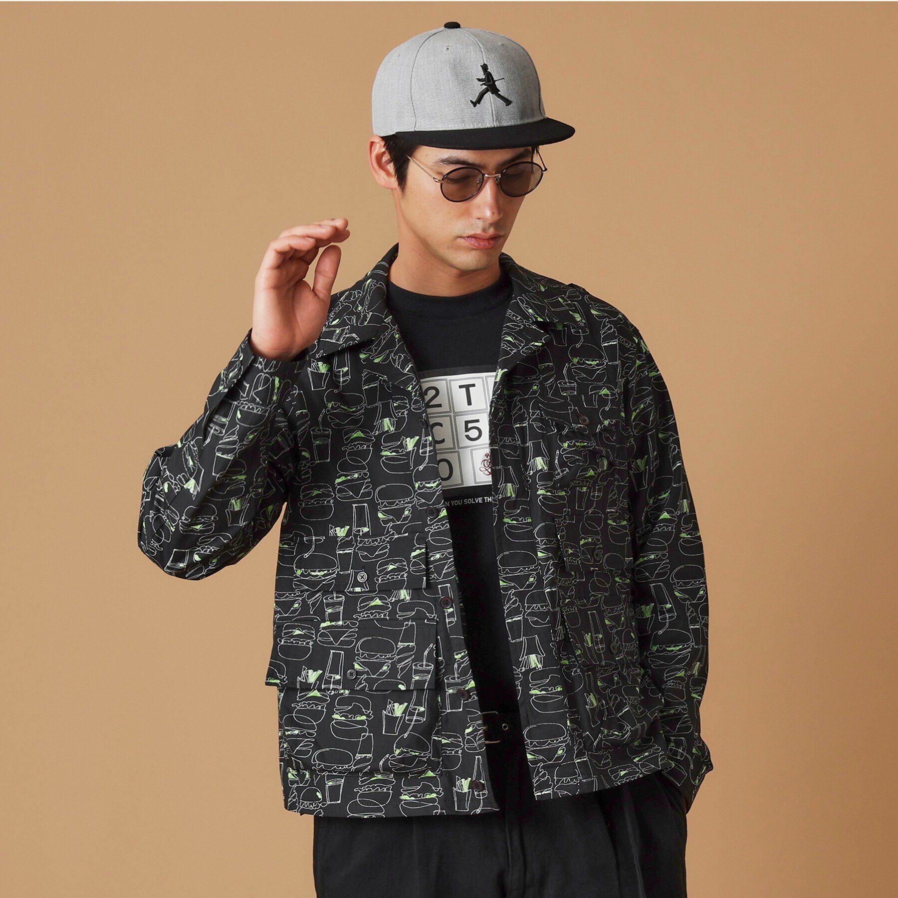 40CARATS&525「スライドパズル 長袖Tシャツ」|Tシャツ・カットソー|