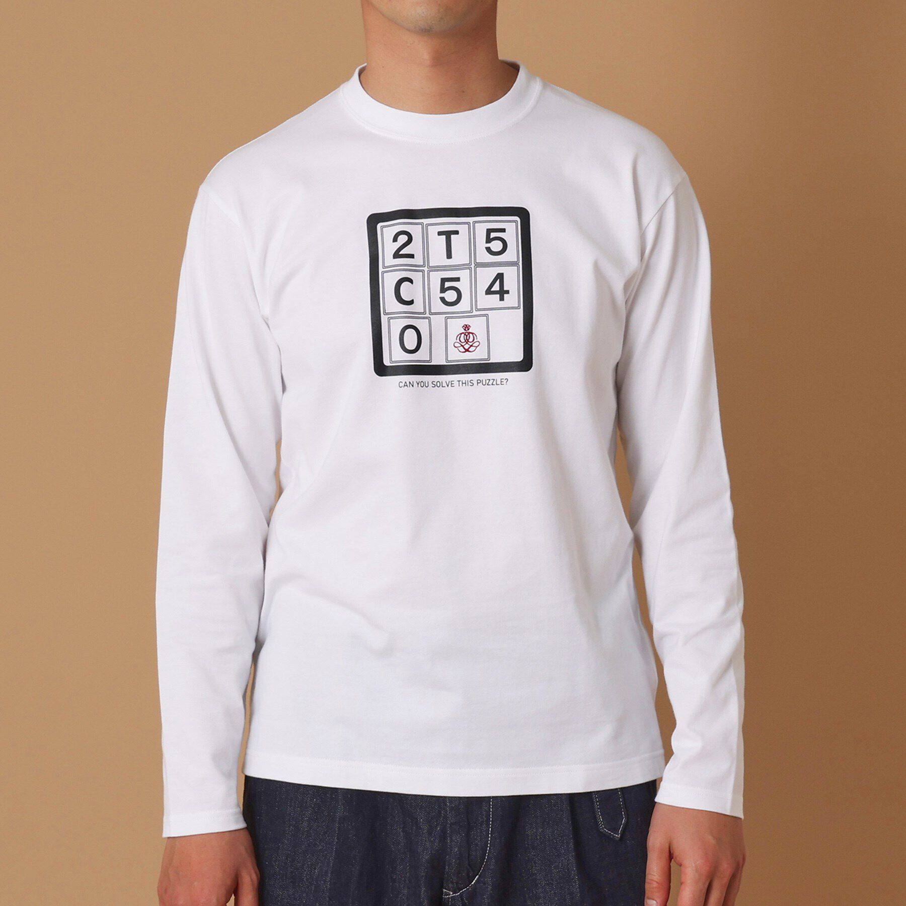 40CARATS&525「スライドパズル 長袖Tシャツ」|Tシャツ・カットソー|