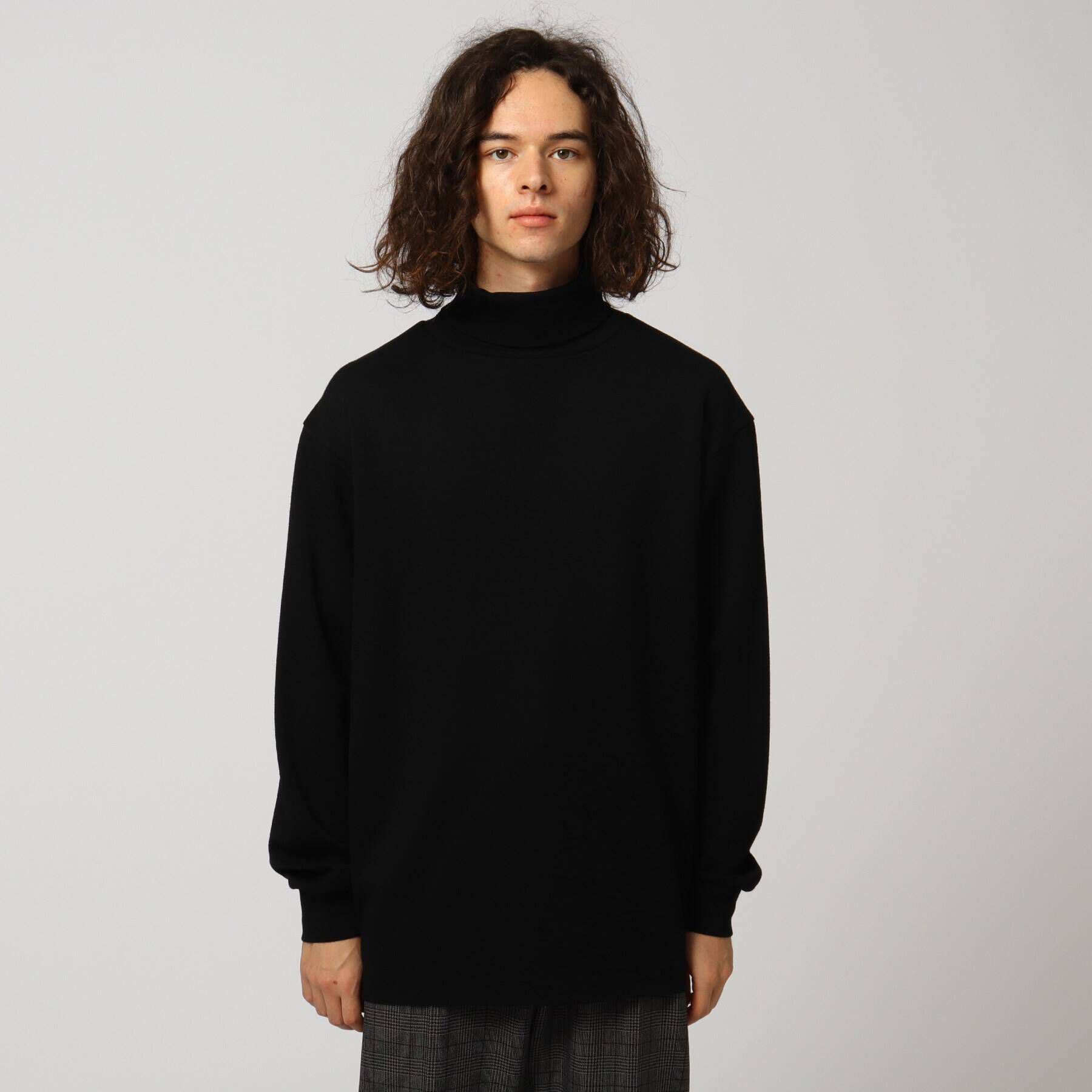 tk.TAKEO KIKUCHI「【S～3L】ミラノリブタートルネックニットソー（ユニセックスアイテム）」|Tシャツ・カットソー|