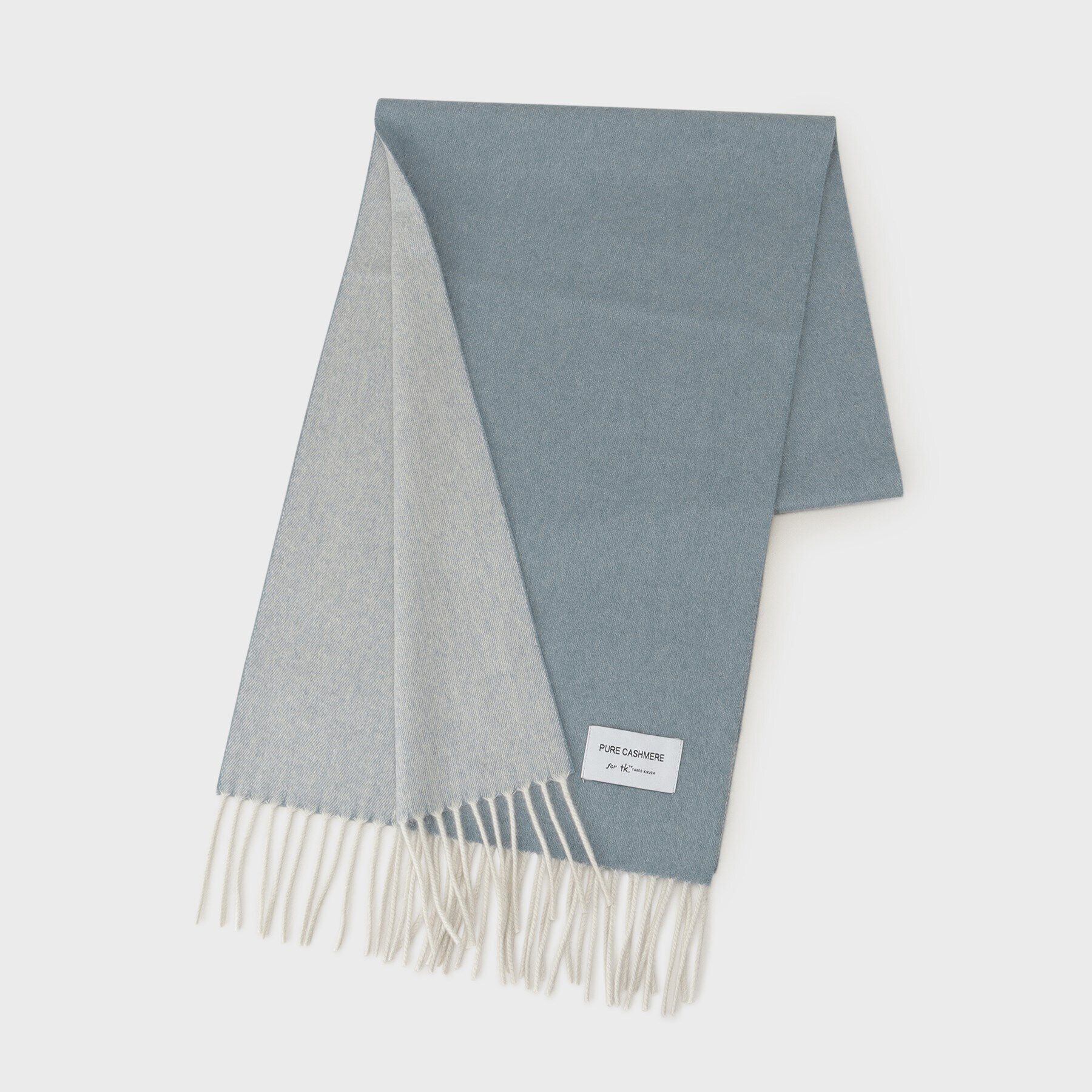 tk.TAKEO KIKUCHI「【カシミヤ100%】ピュアカシミヤリバーシブルマフラー」|ストール|