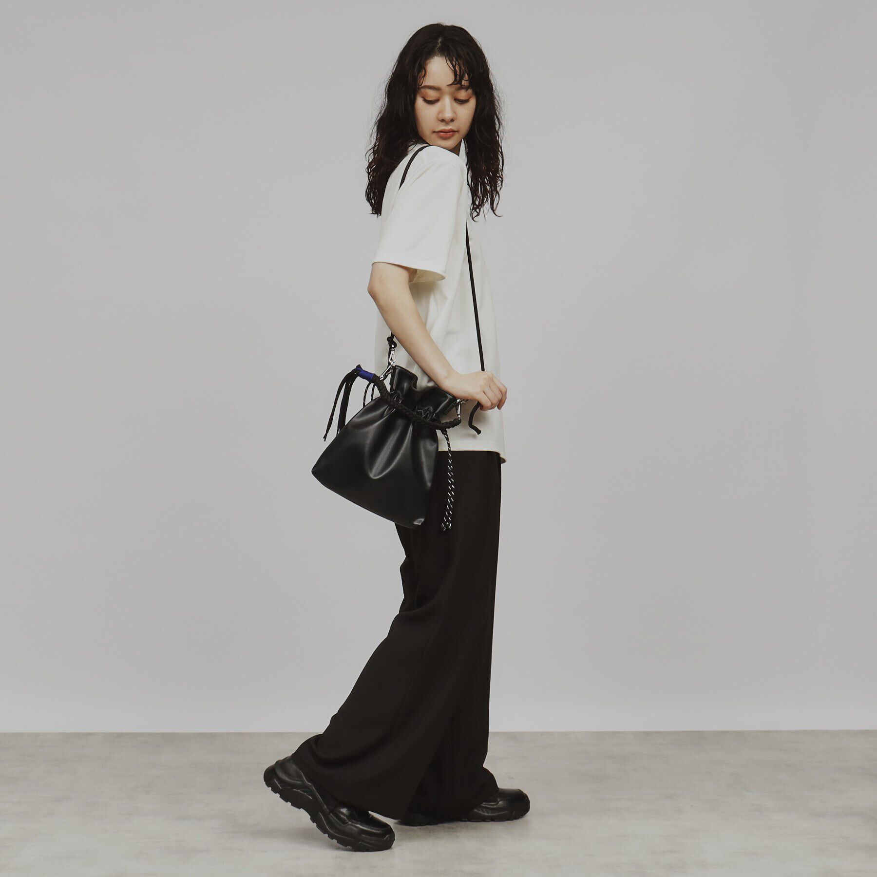 tk.TAKEO KIKUCHI「ADAMPATEK 別注 アソート巾着ショルダーバッグ」|ショルダー・メッセンジャー|