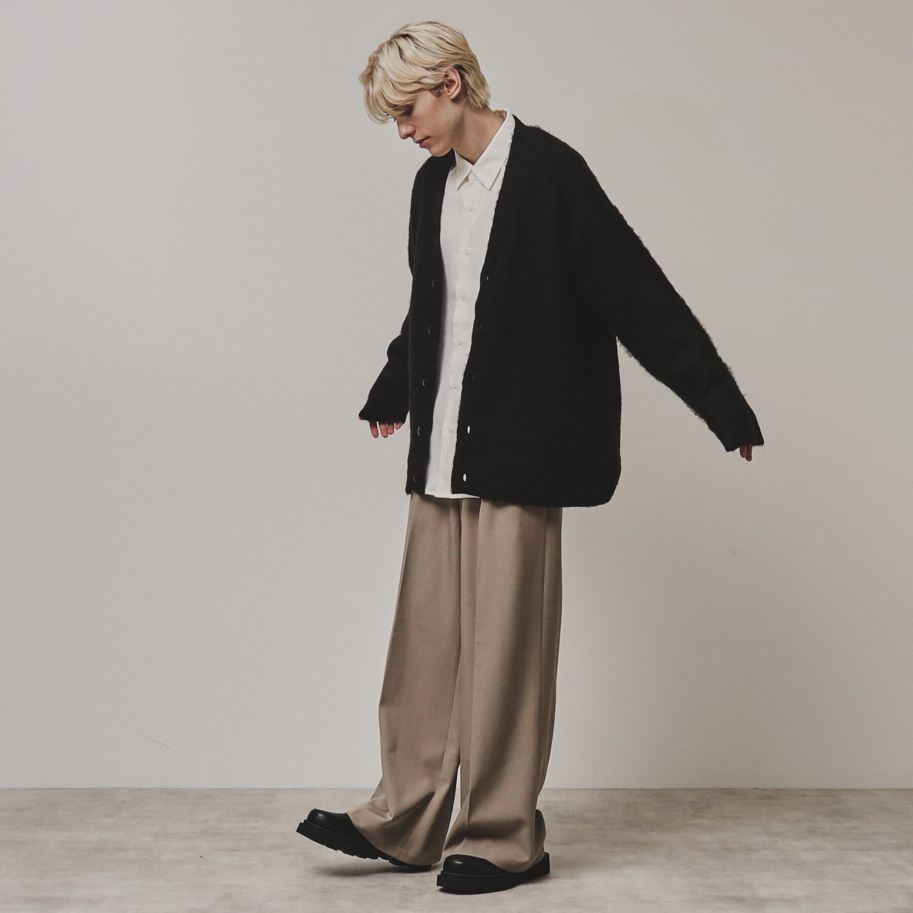 tk.TAKEO KIKUCHI「【全10色】シャギーカーディガン」|カーディガン|