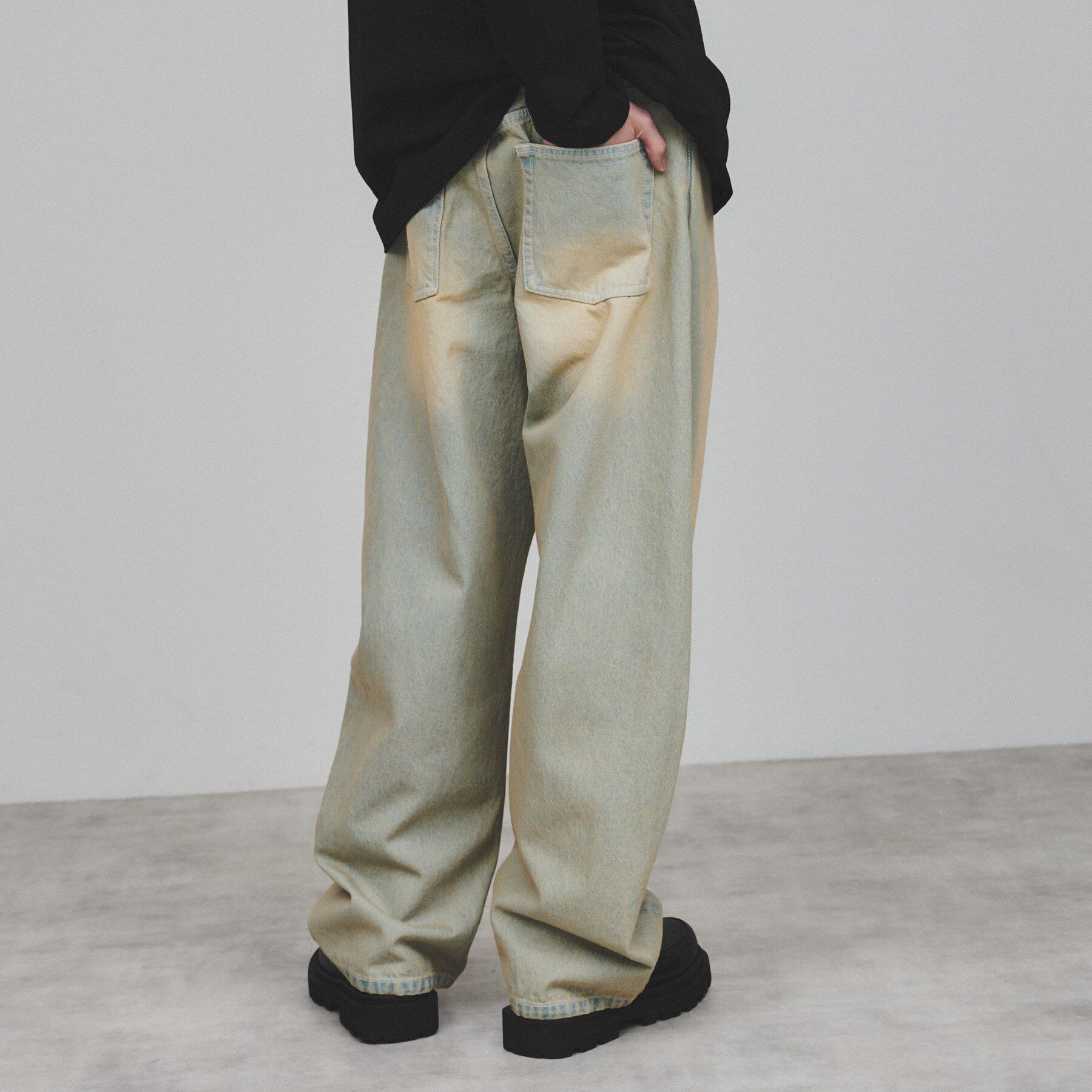 tk.TAKEO KIKUCHI「バレルデニムパンツ」|デニム|