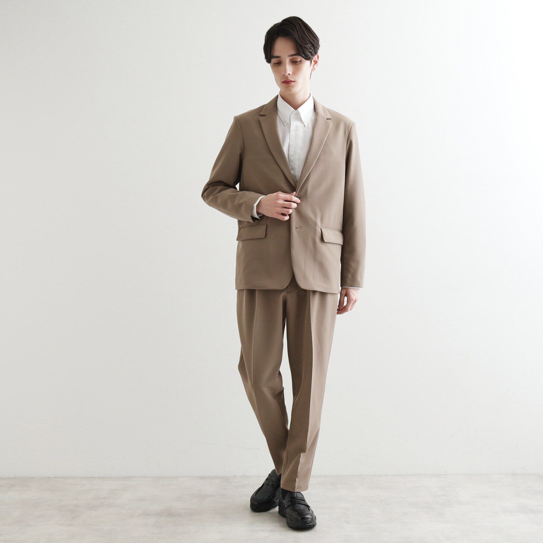 tk.TAKEO KIKUCHI「360度ストレッチテーラードジャケット（セットアップ対応）」|テーラードジャケット|