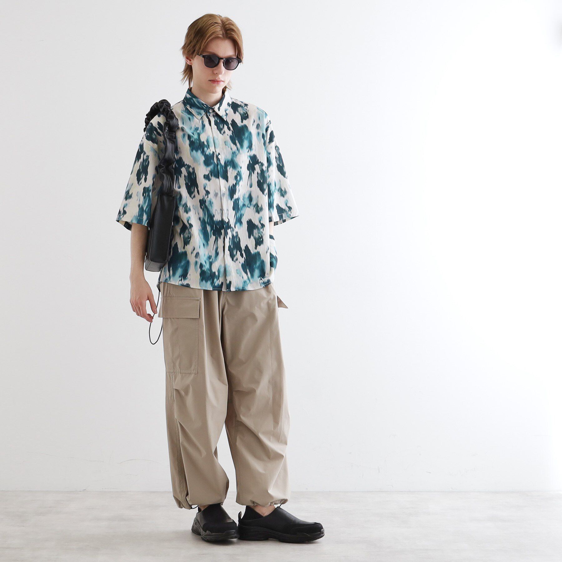 tk.TAKEO KIKUCHI「楊柳ブラープリントシャツ」|シャツ・ブラウス|