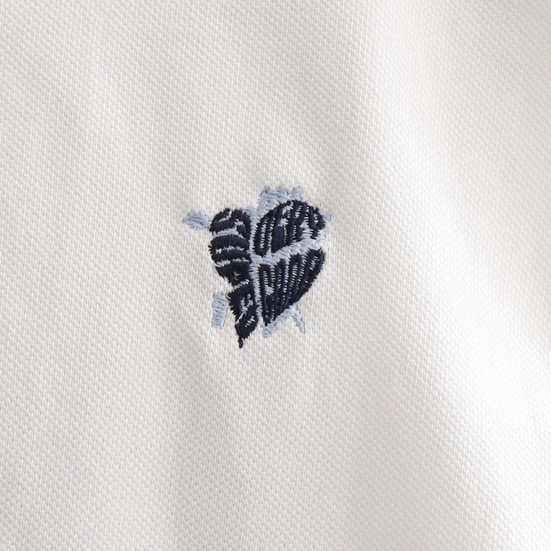 tk.TAKEO KIKUCHI「ハートエンブロ鹿の子ポロシャツ」|ポロシャツ|