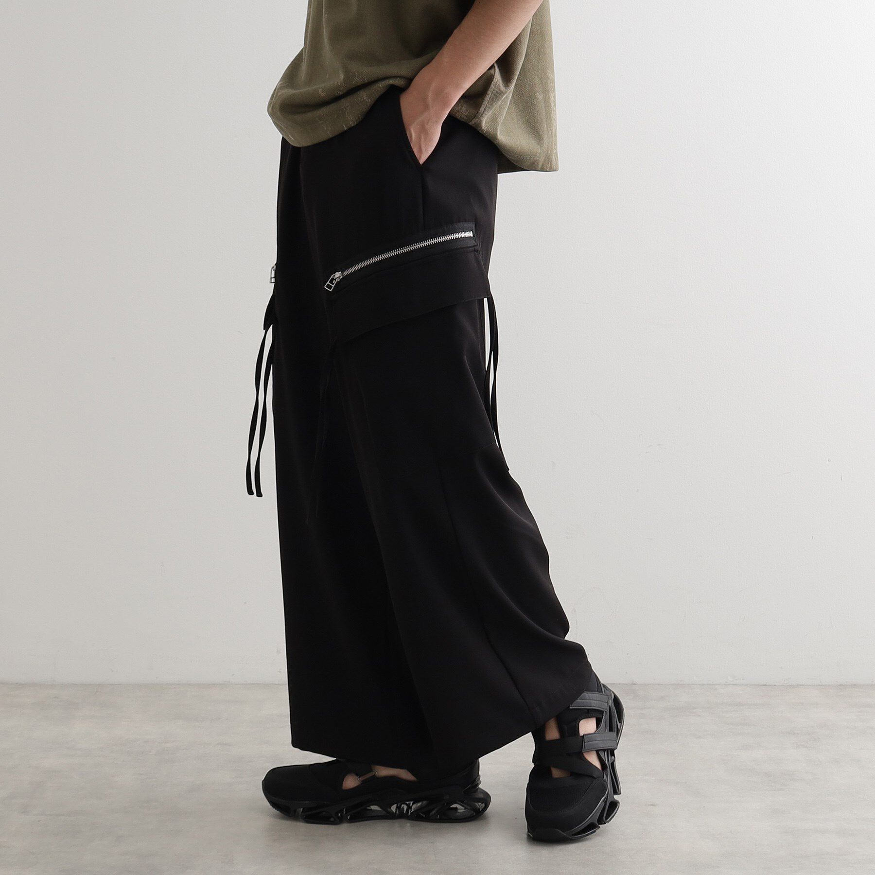 tk.TAKEO KIKUCHI「AラインサイドZIPカーゴパンツ」|その他|