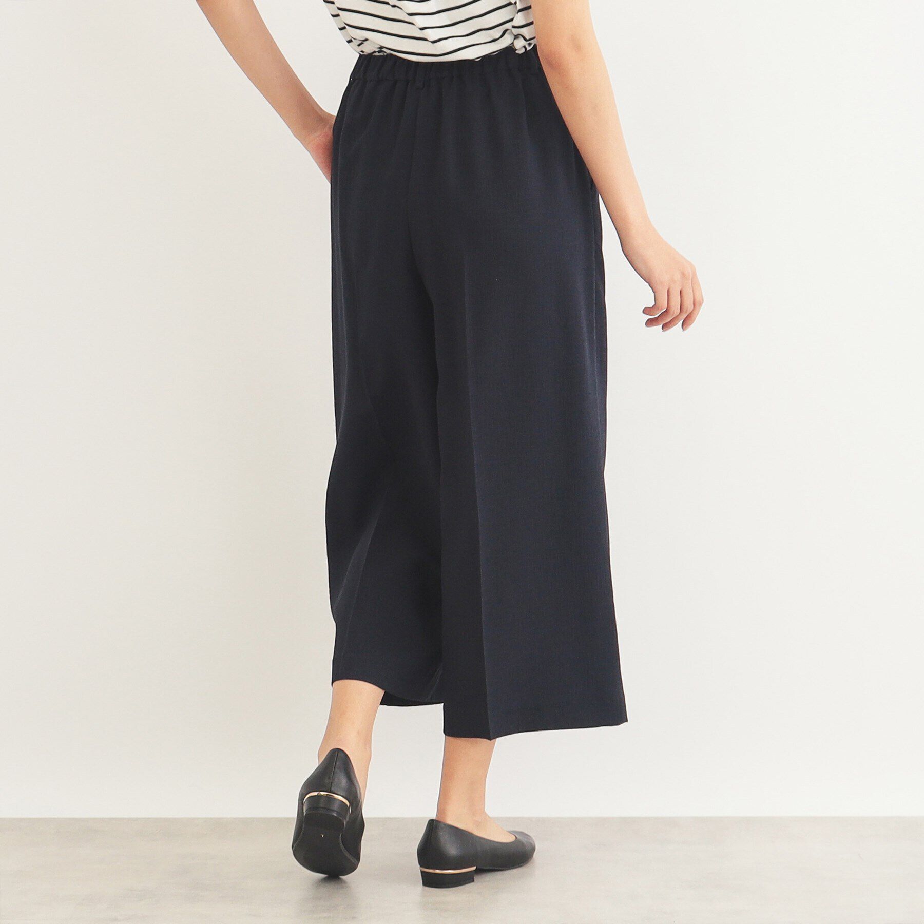 index「リネンタッチ ガウチョパンツ/セットアップ対応【防シワ/吸水速乾/イージーアイロン/洗濯機洗い可】」|その他|