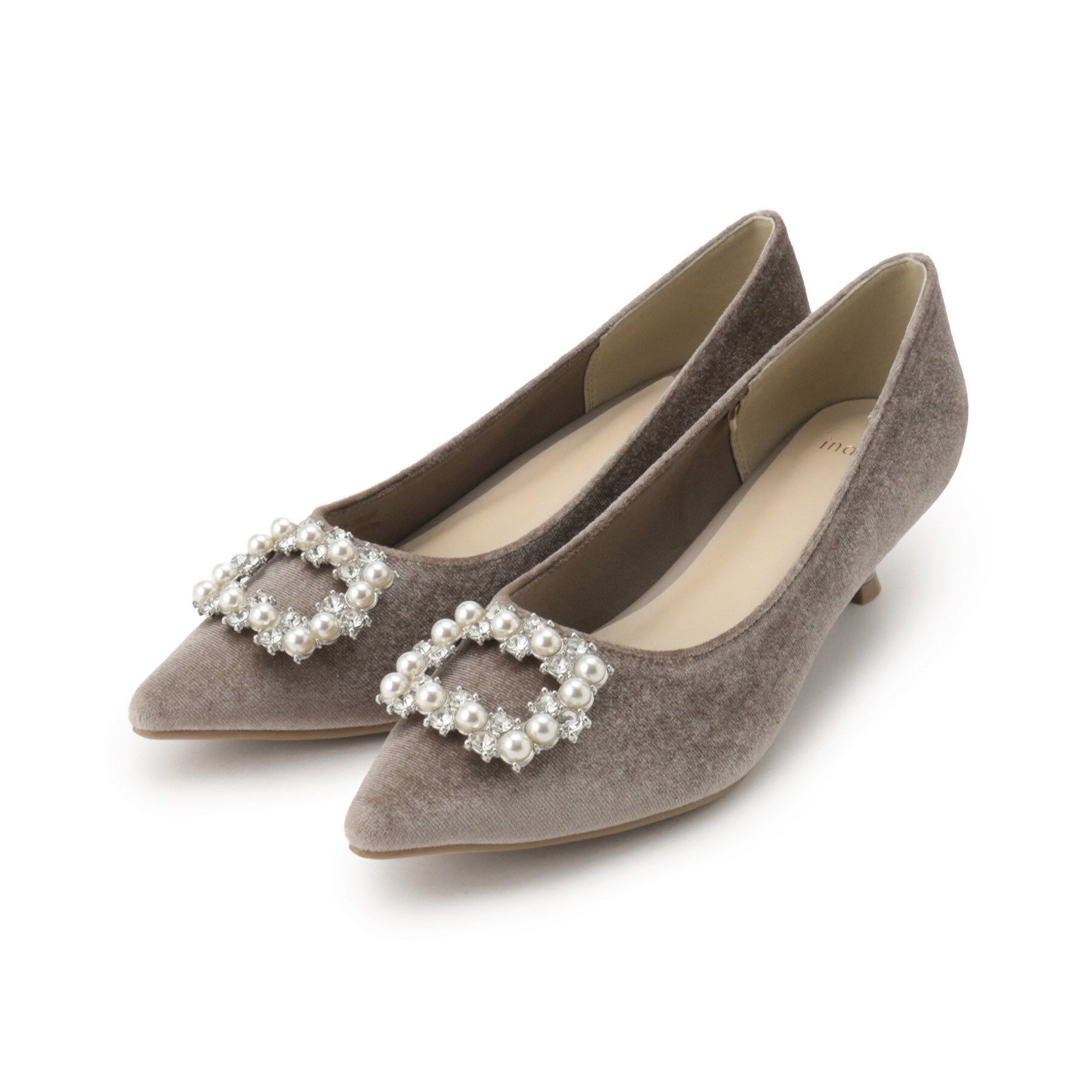 index「パール調ビジューパンプス」|パンプス|ベージュ(152)
