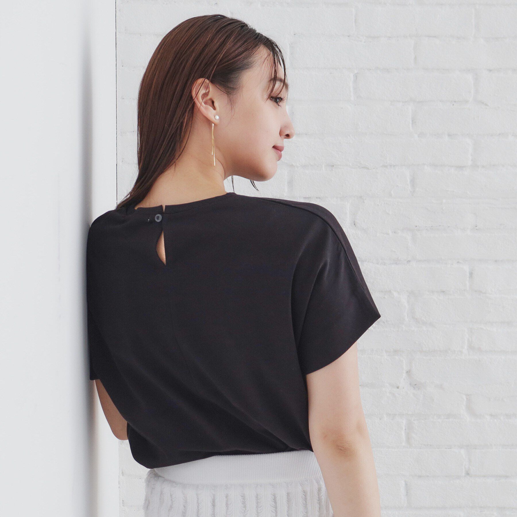 index「UV ビーズロゴデザインTシャツ【接触冷感/手洗い可】」|Tシャツ・カットソー|