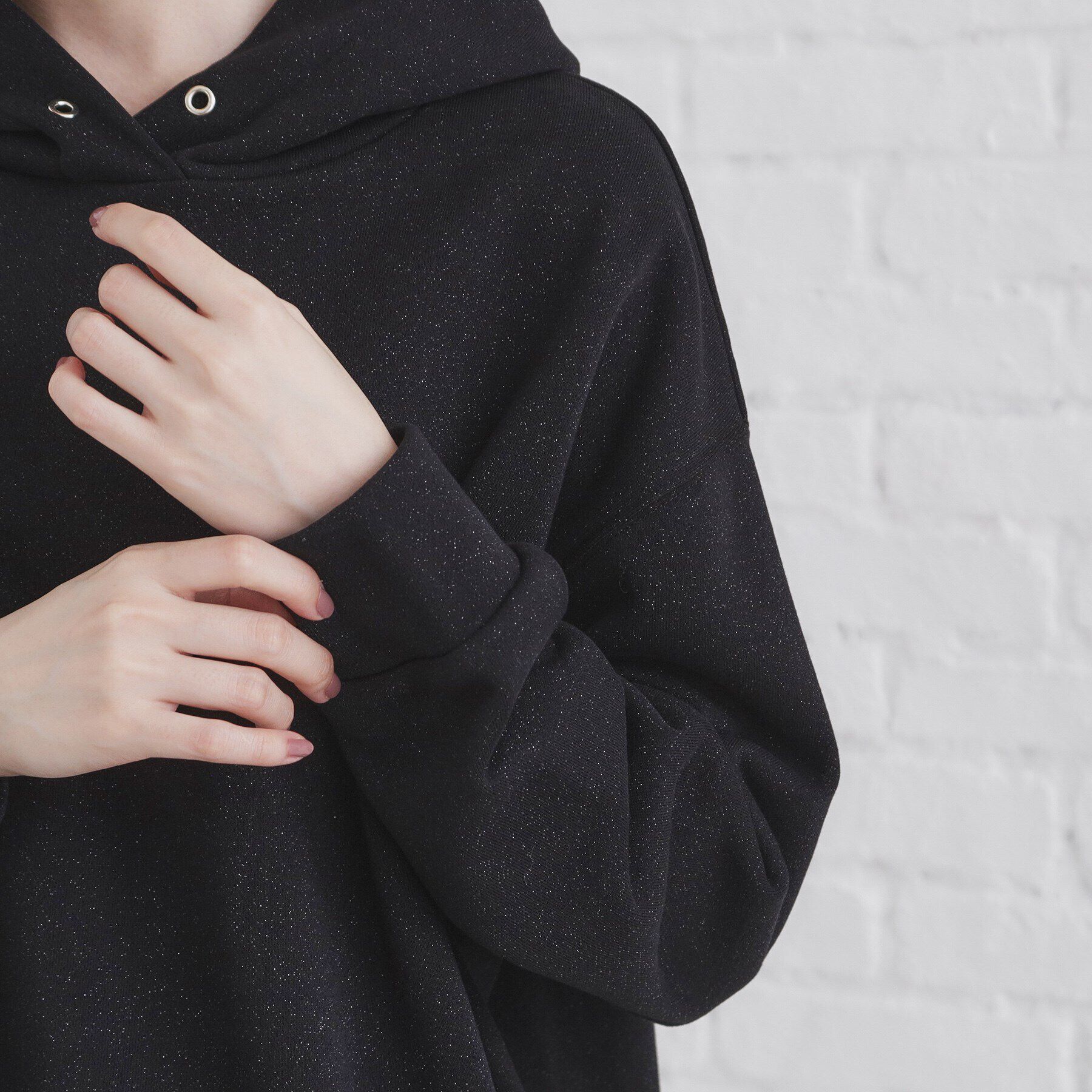 index「ラメフーディープルオーバー【洗濯機洗い可】」|パーカー|