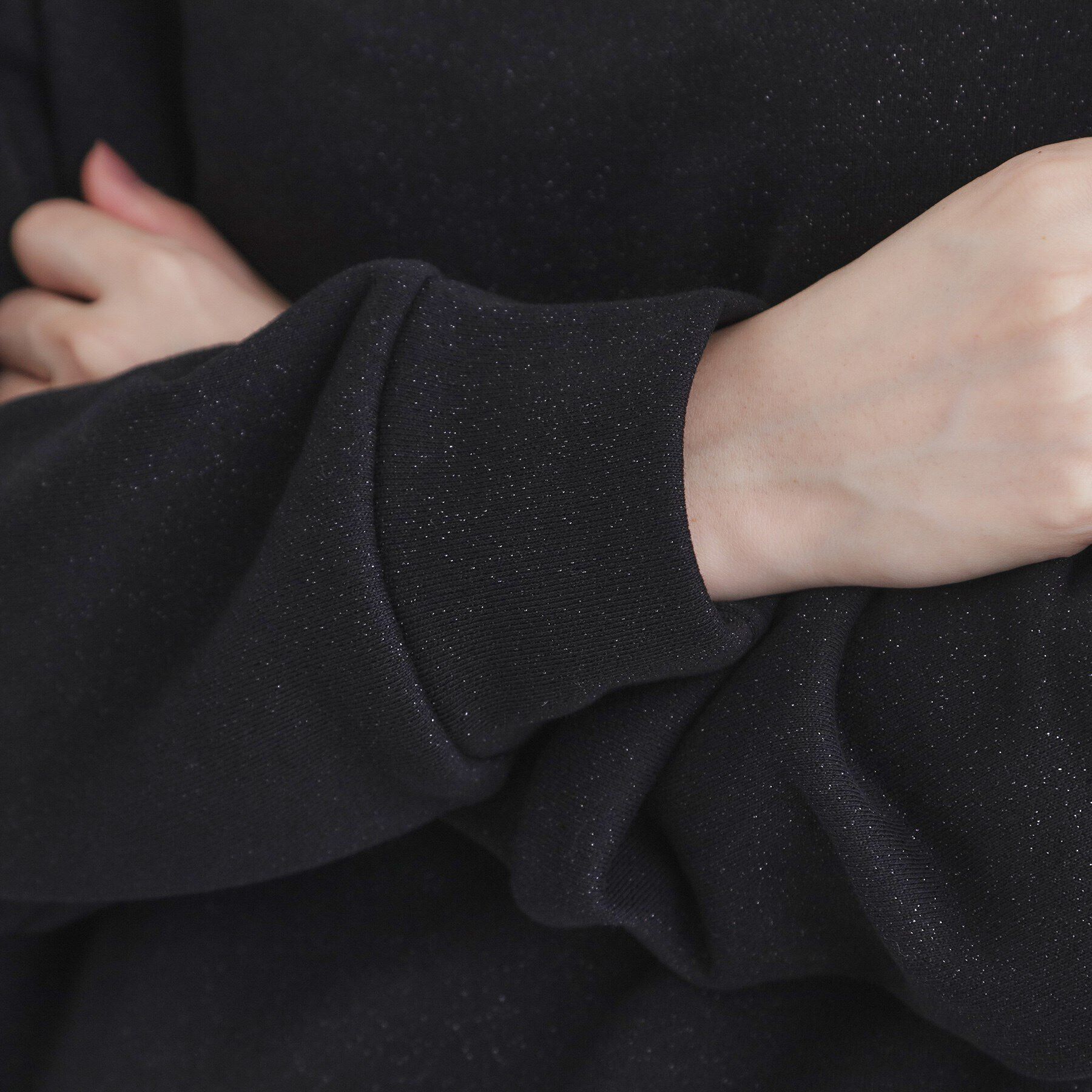 index「ラメフーディープルオーバー【洗濯機洗い可】」|パーカー|