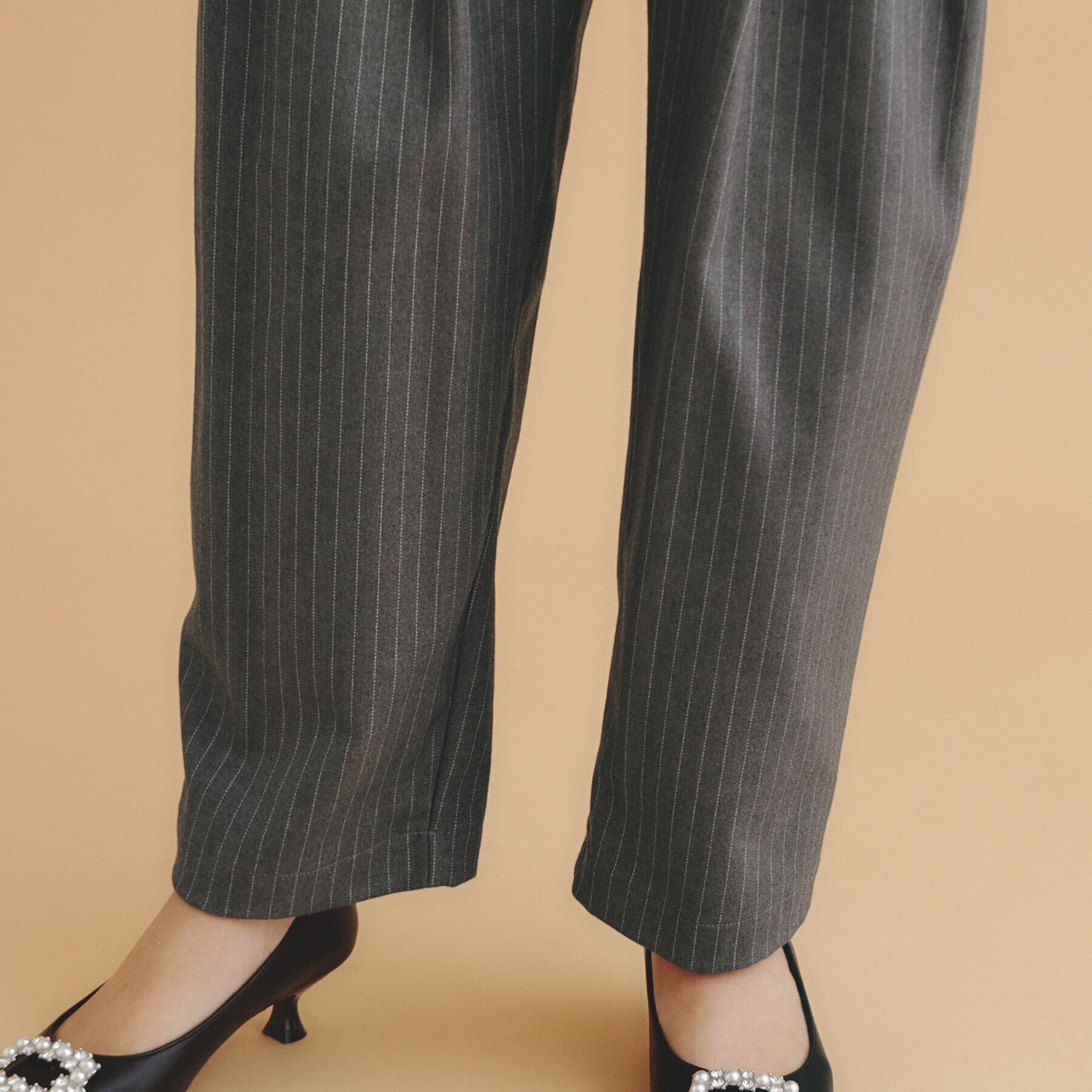 index「ストレッチ ストライプカービィパンツ【洗濯機洗い可/イージーアイロン】」|その他|