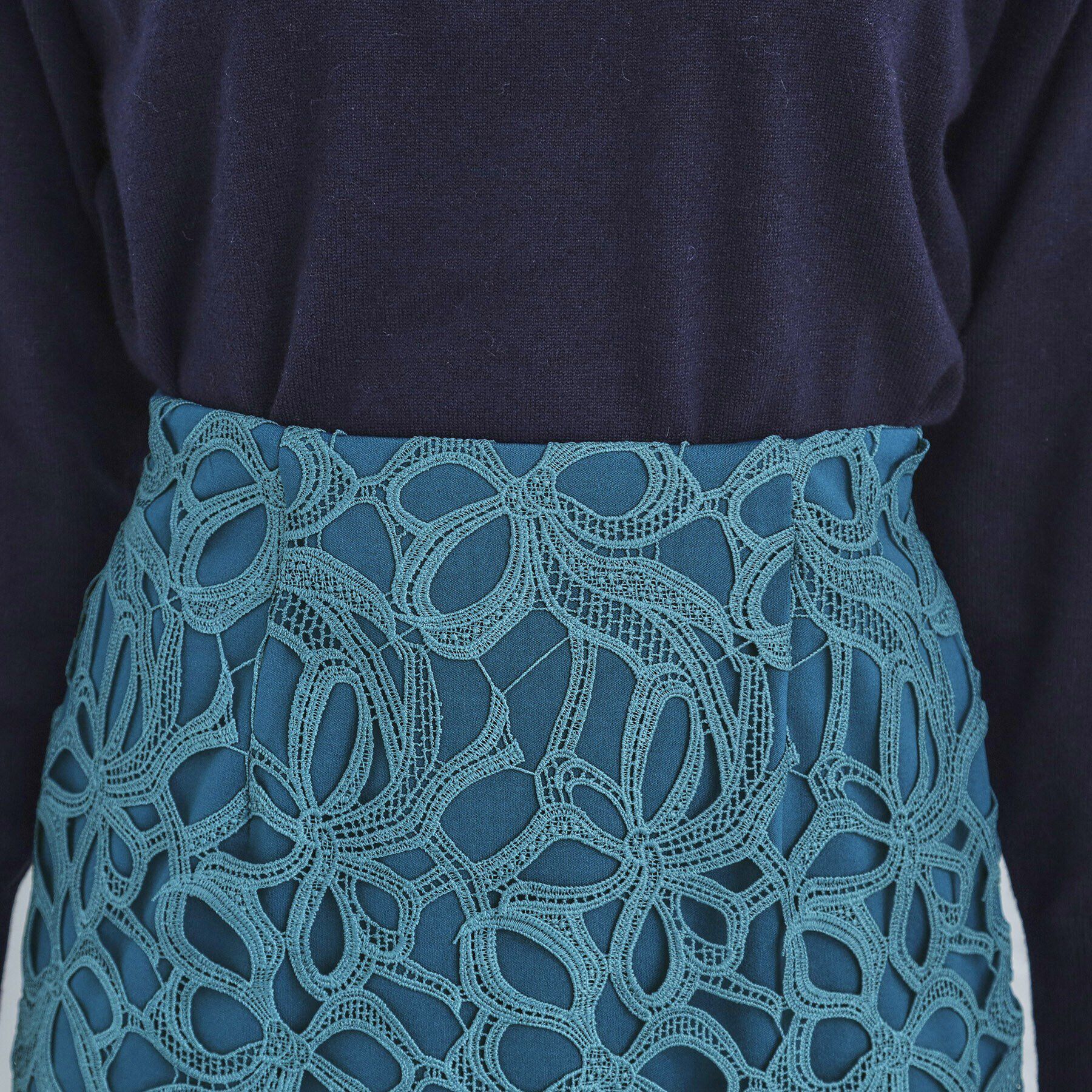 index「リボンレースタイトスカート【洗濯機洗い可】」|スカート|