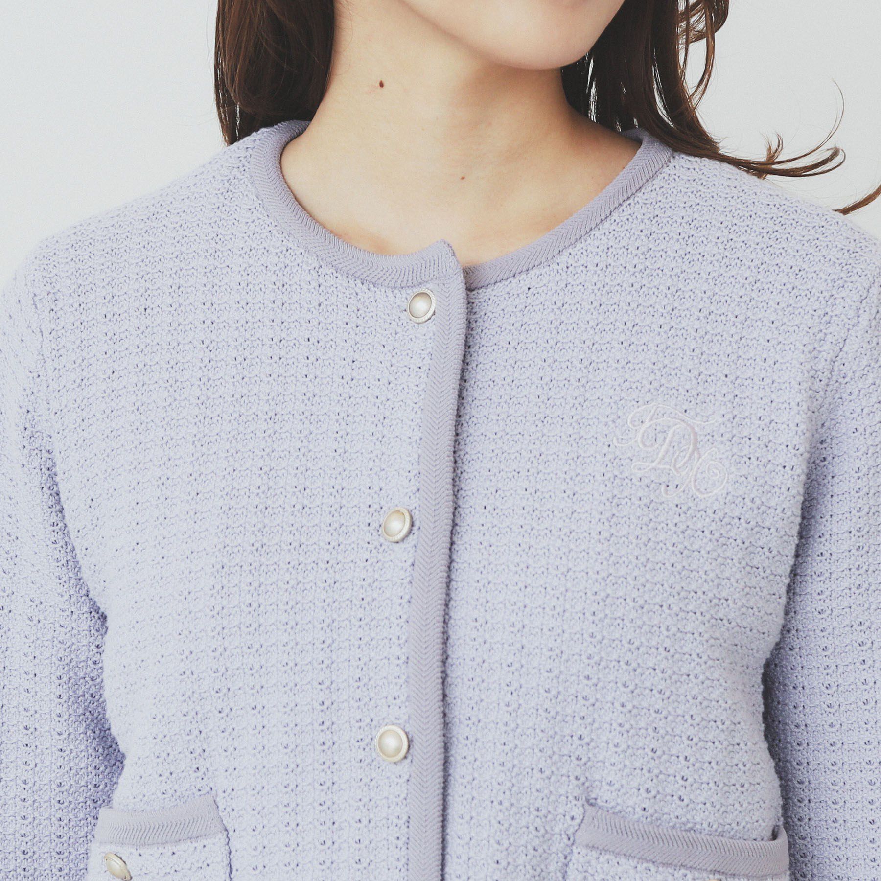 index「コットンカノコカーディガン【洗濯機洗い可】」|カーディガン|