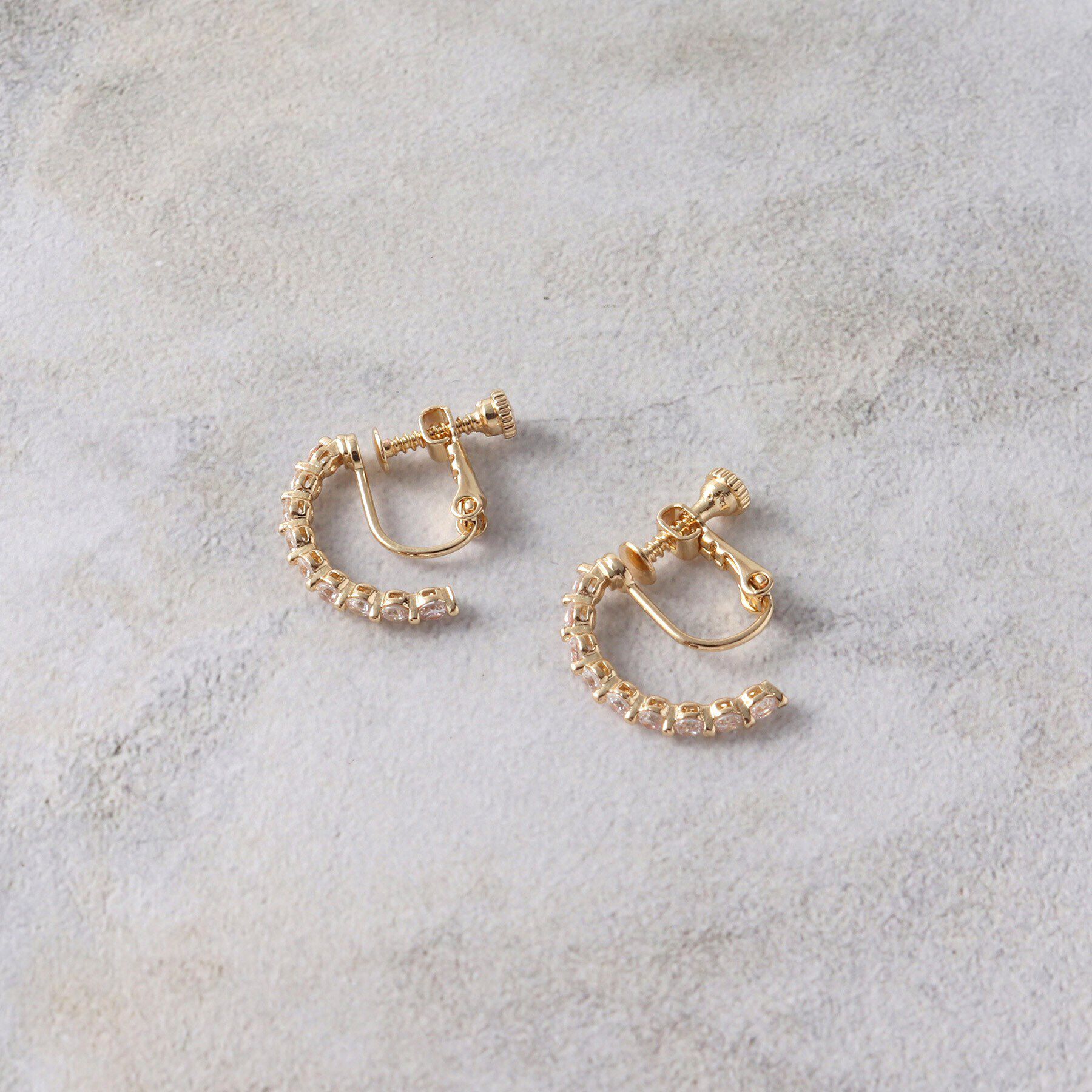 OPAQUE.CLIP「ビジューイヤリング」|イヤリング|