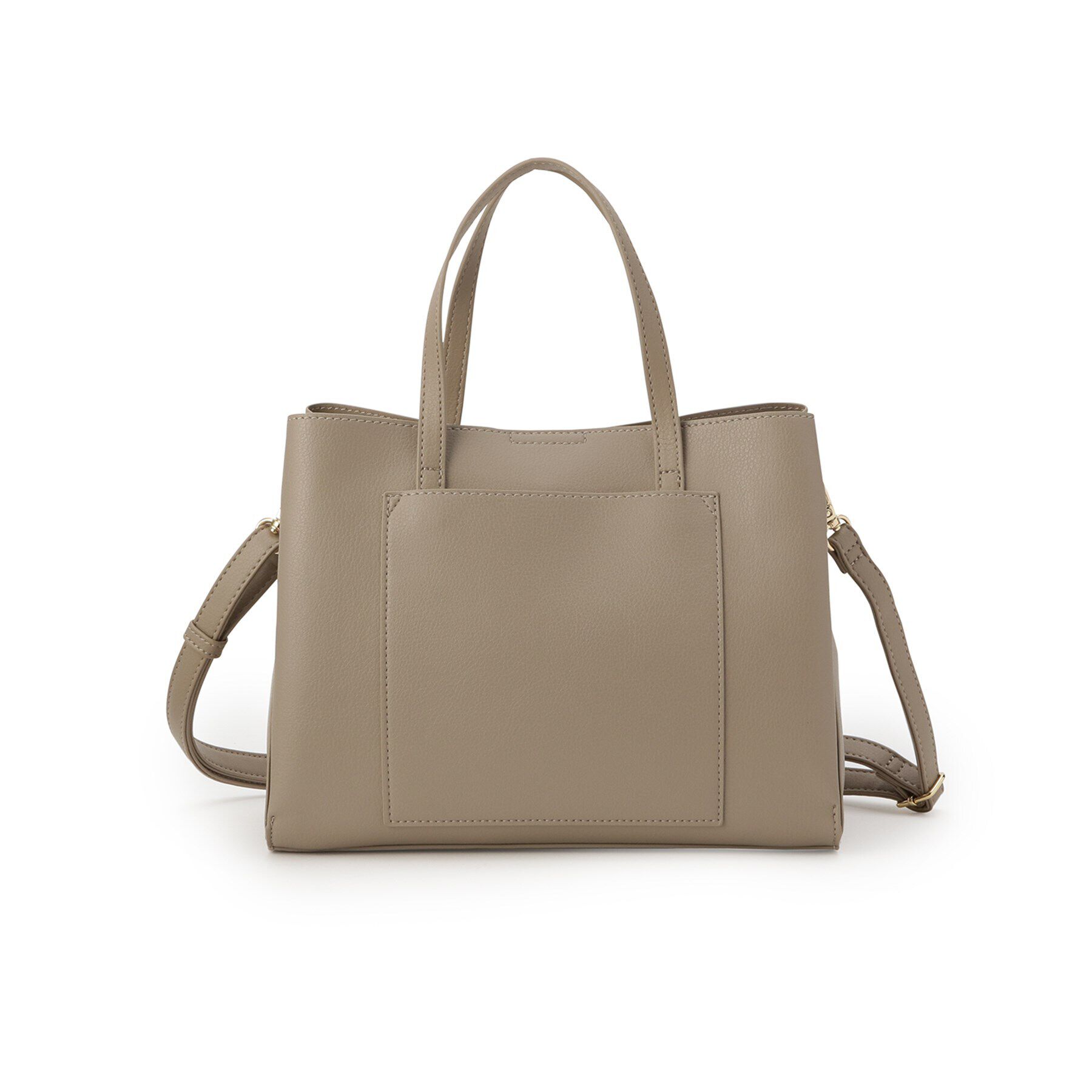 OPAQUE.CLIP「【2WAY】フロントバースクエアデザインミドルバッグ」|ハンドバッグ|