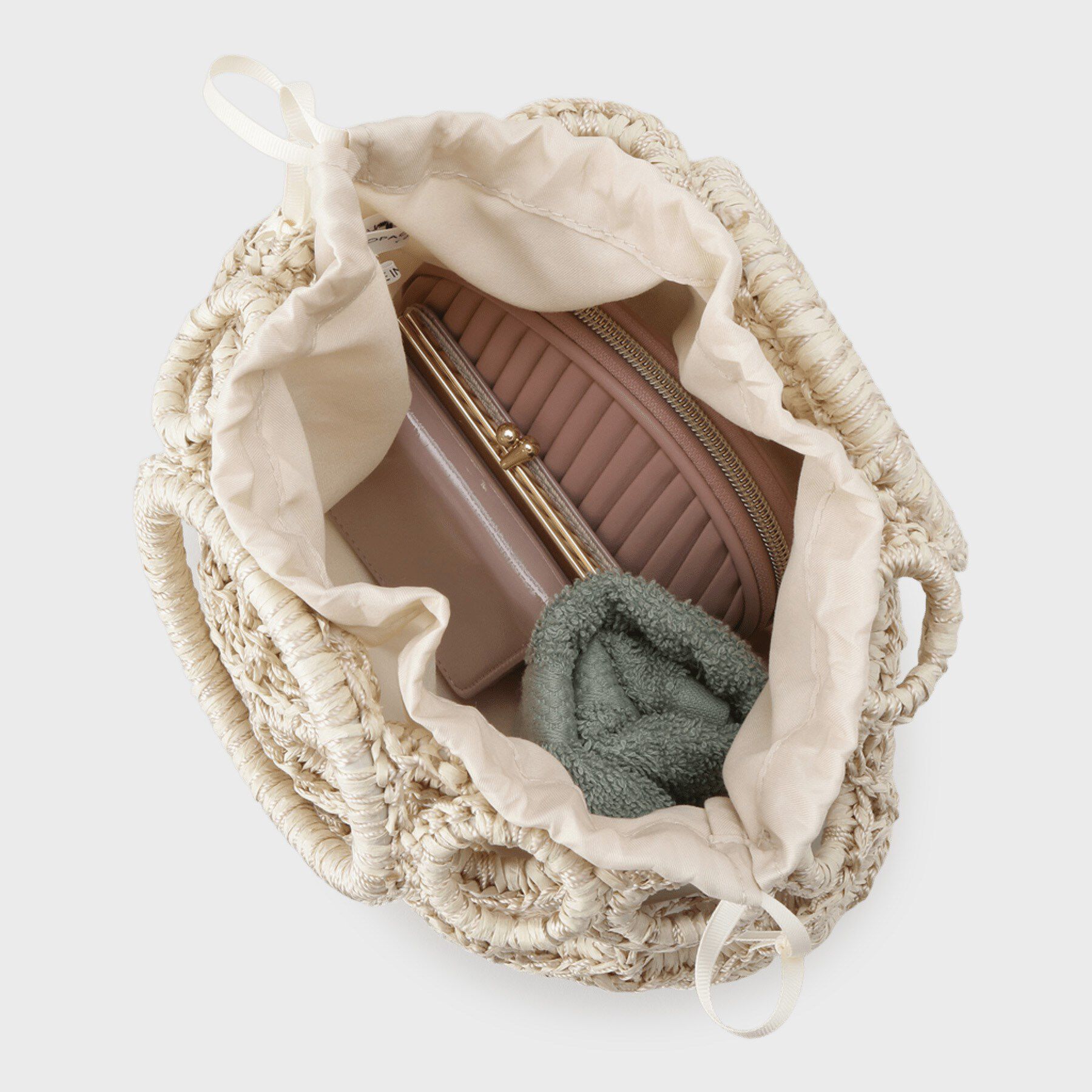 OPAQUE.CLIP「リングメッシュデザインバッグ」|ハンドバッグ|