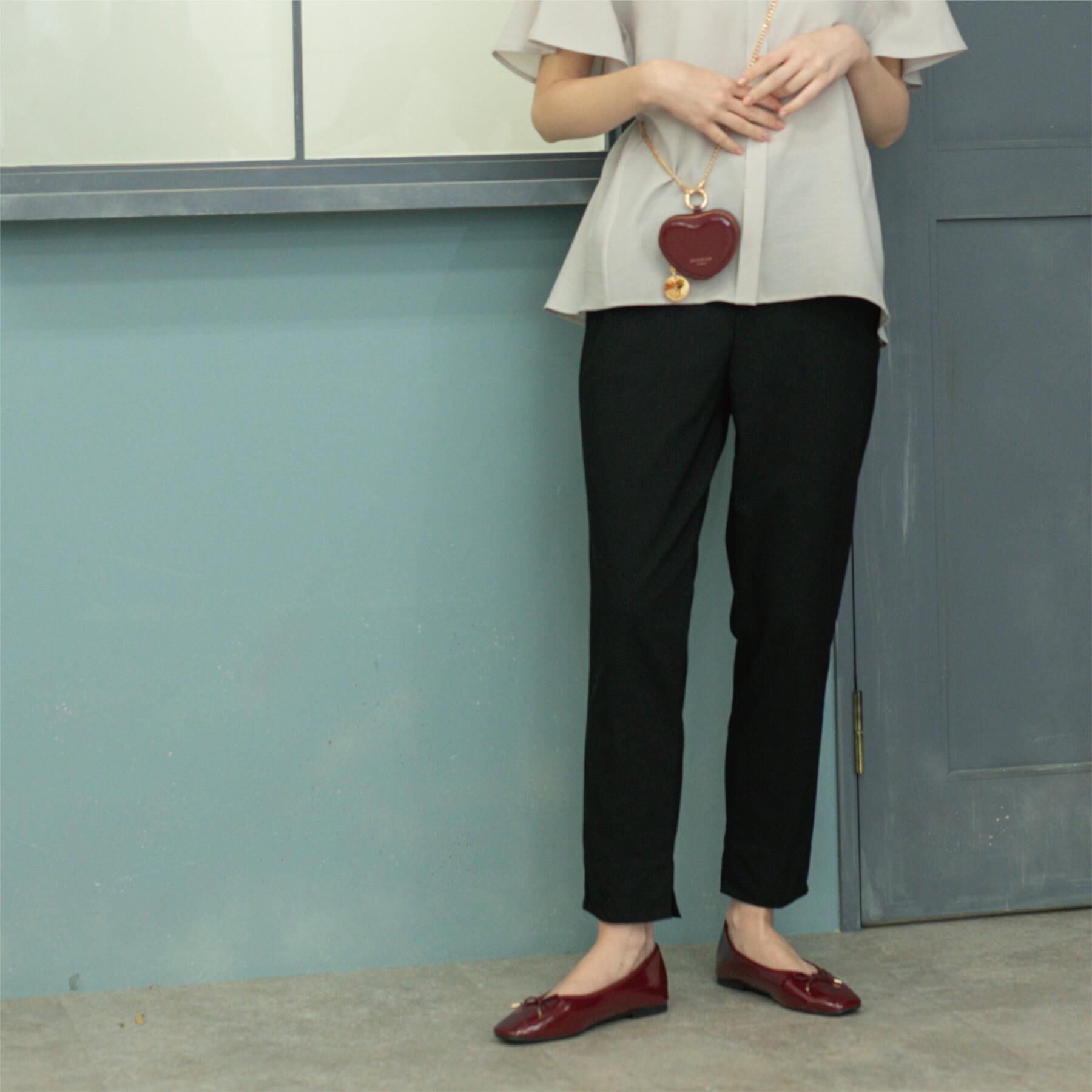 OPAQUE.CLIP「《S-LLサイズ》ハイストレッチスティックパンツ【洗濯機洗い可/接触冷感】」|その他|ブラック(019)