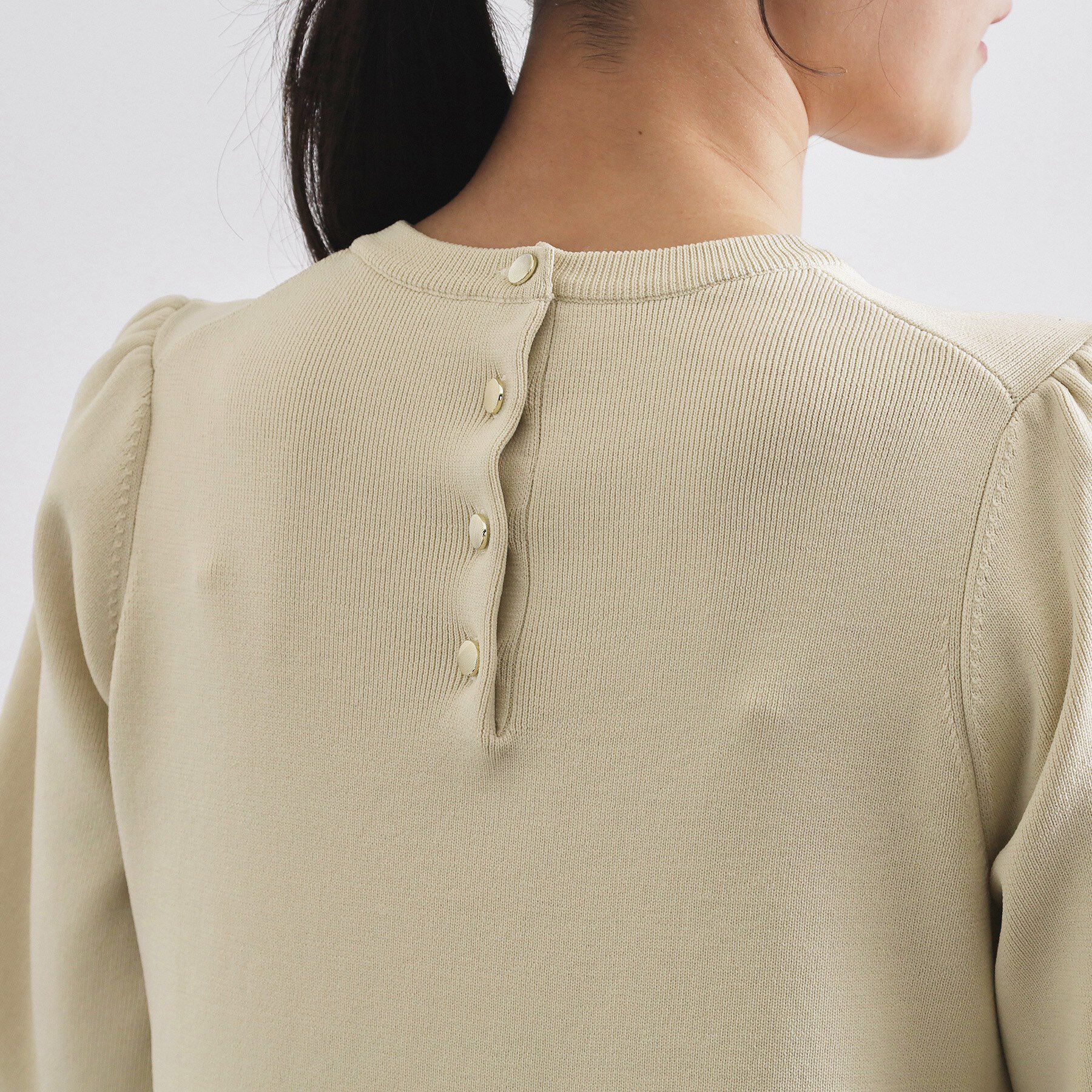 OPAQUE.CLIP「裾フレアニットワンピース【洗濯機OK/抗ピル】」|ワンピース|