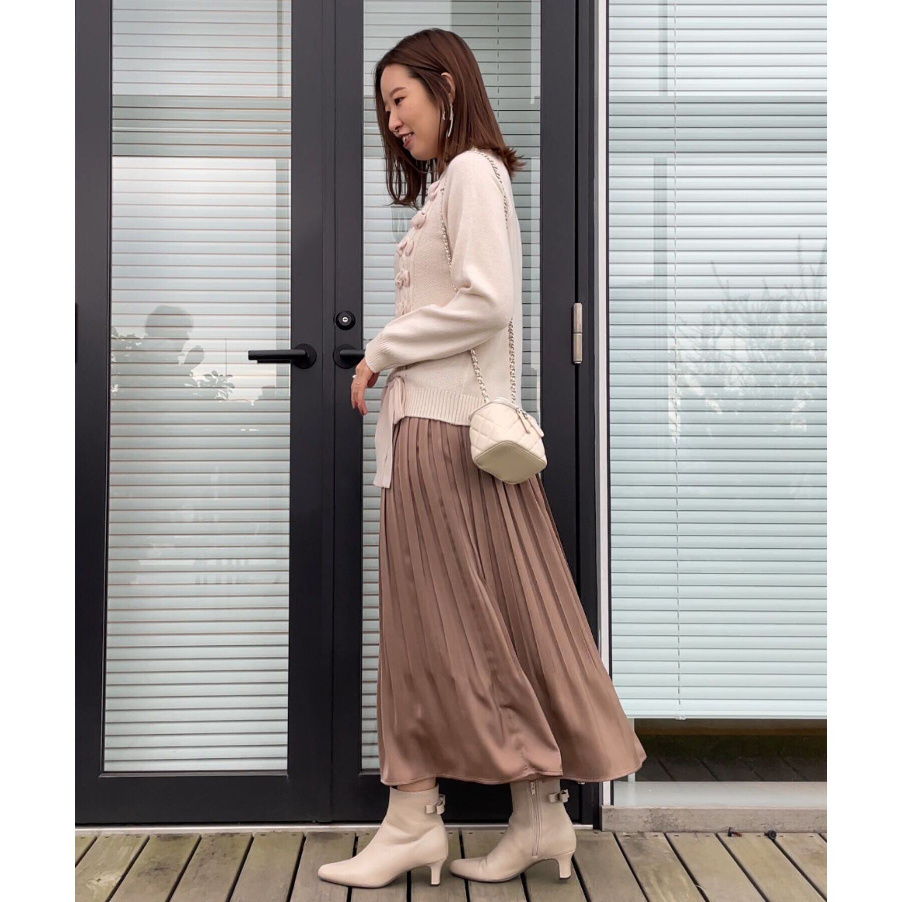 Couture broach「【可愛く着映える主役級ニット】リボンケーブルニット」|ニット・セーター|