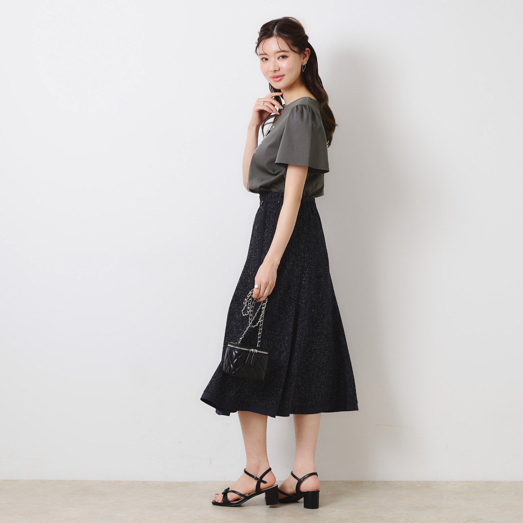 Couture broach「【接触冷感・UVカット】パフュームプリントTシャツ」|Tシャツ・カットソー|