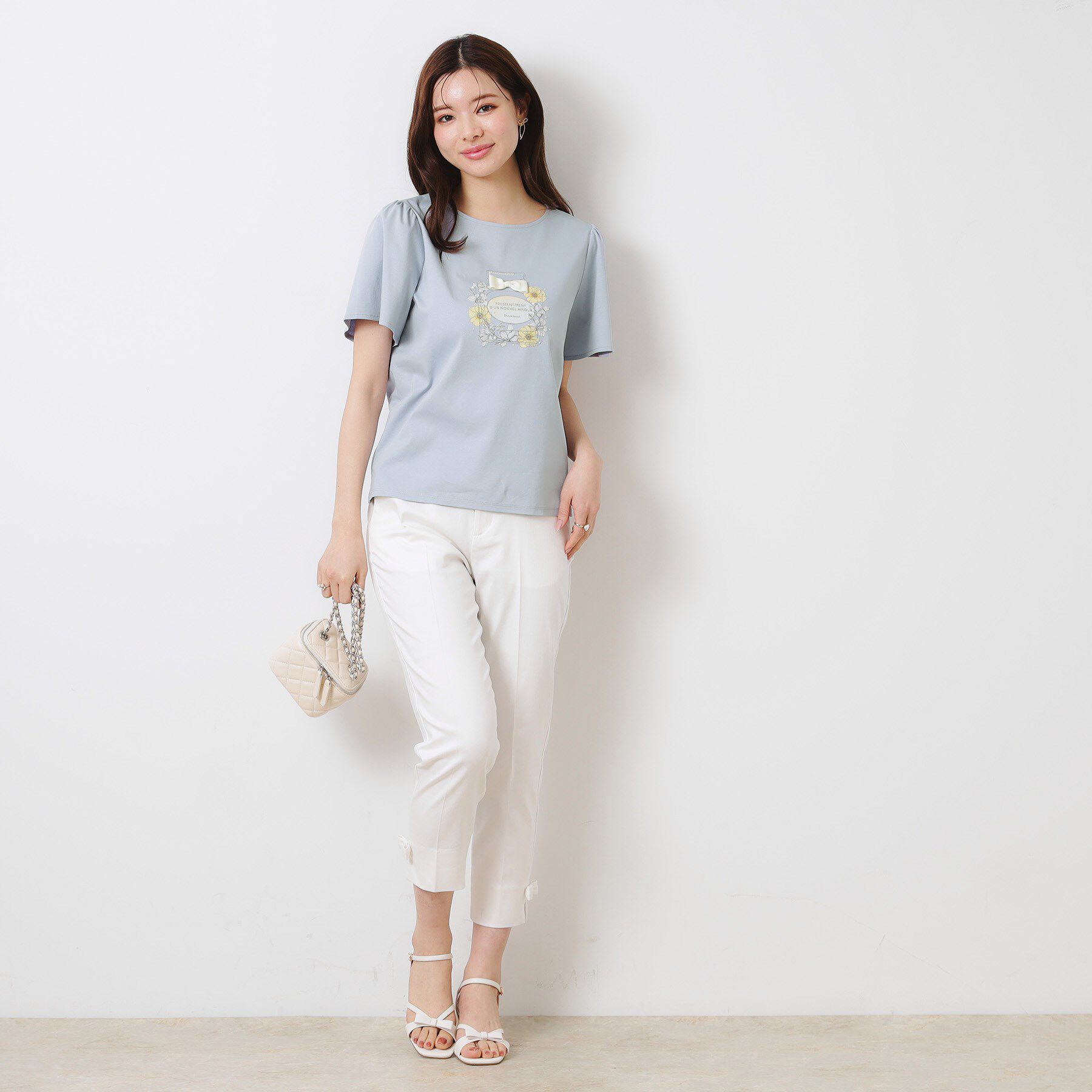 Couture broach「【接触冷感・UVカット】パフュームプリントTシャツ」|Tシャツ・カットソー|