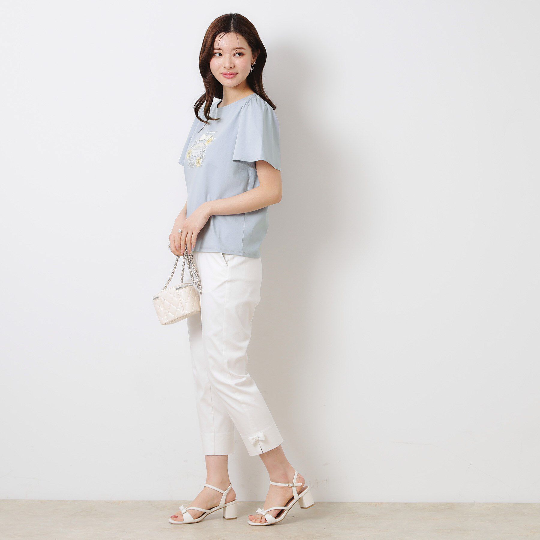 Couture broach「【接触冷感・UVカット】パフュームプリントTシャツ」|Tシャツ・カットソー|