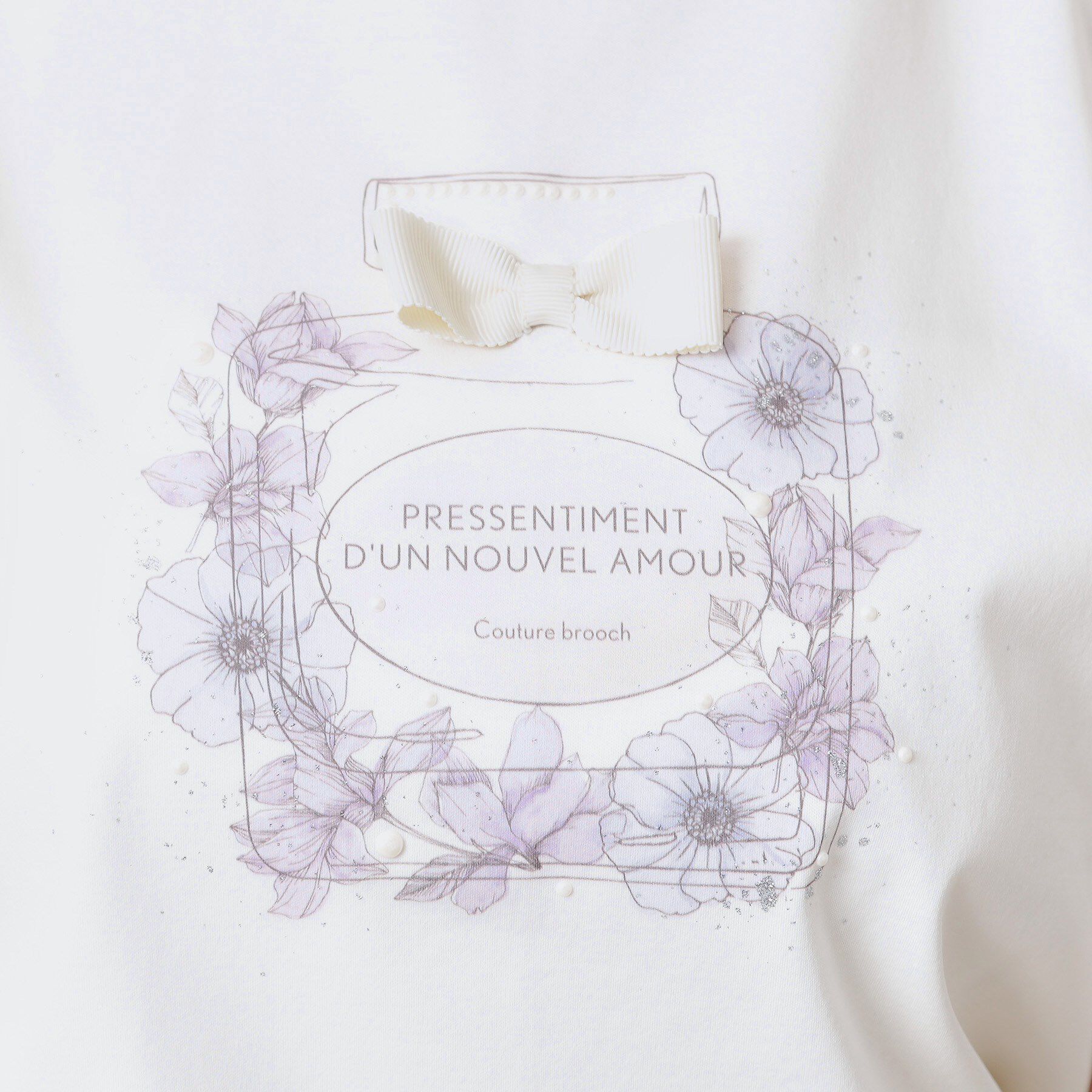 Couture broach「【接触冷感・UVカット】パフュームプリントTシャツ」|Tシャツ・カットソー|