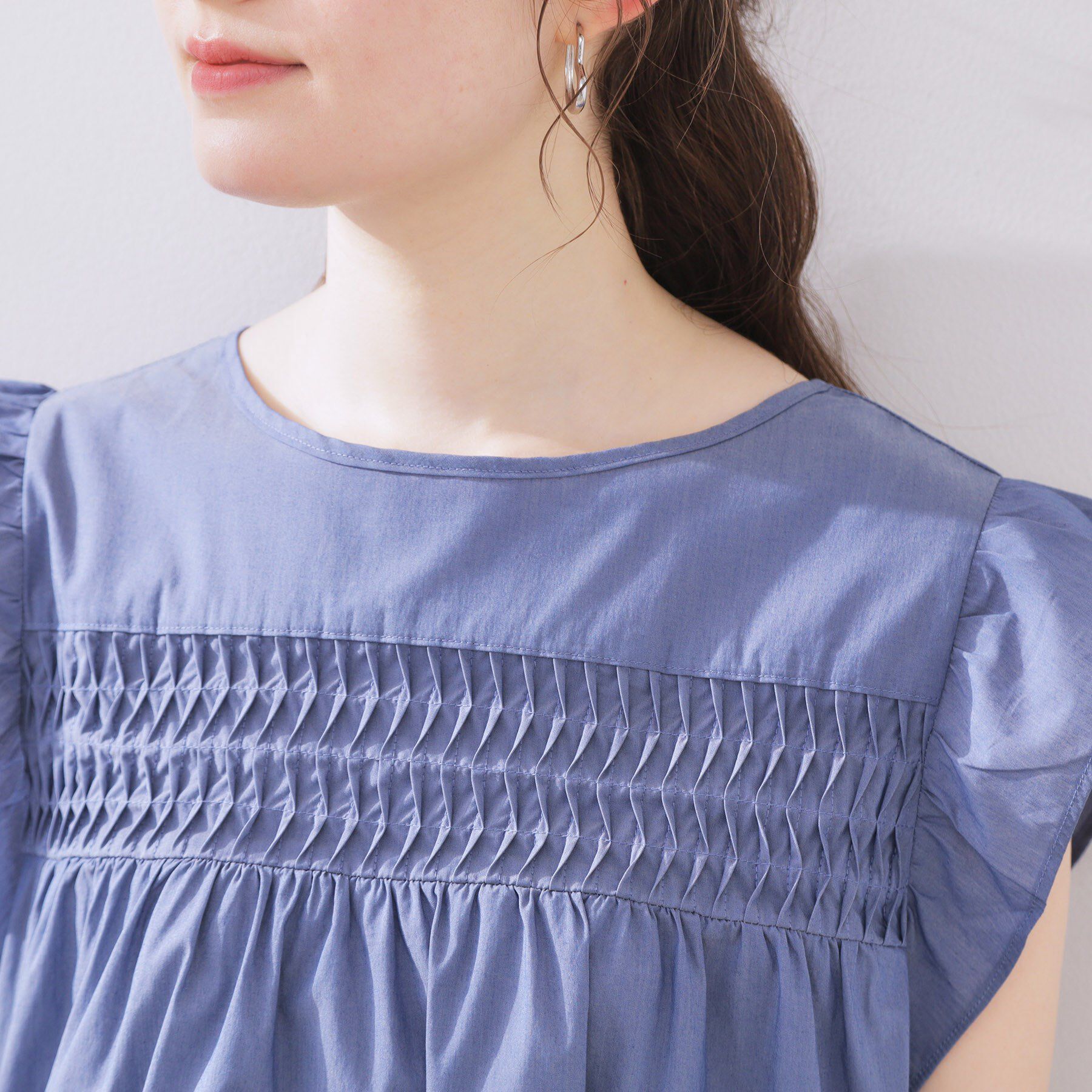 Couture broach「【大人可愛い・きれいめ】ランダムタックシャツブラウス」|シャツ・ブラウス|