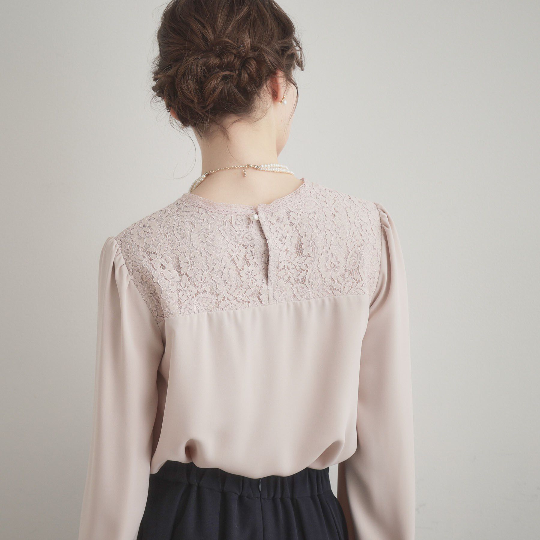 Couture broach「レースドッキングブラウス」|シャツ・ブラウス|