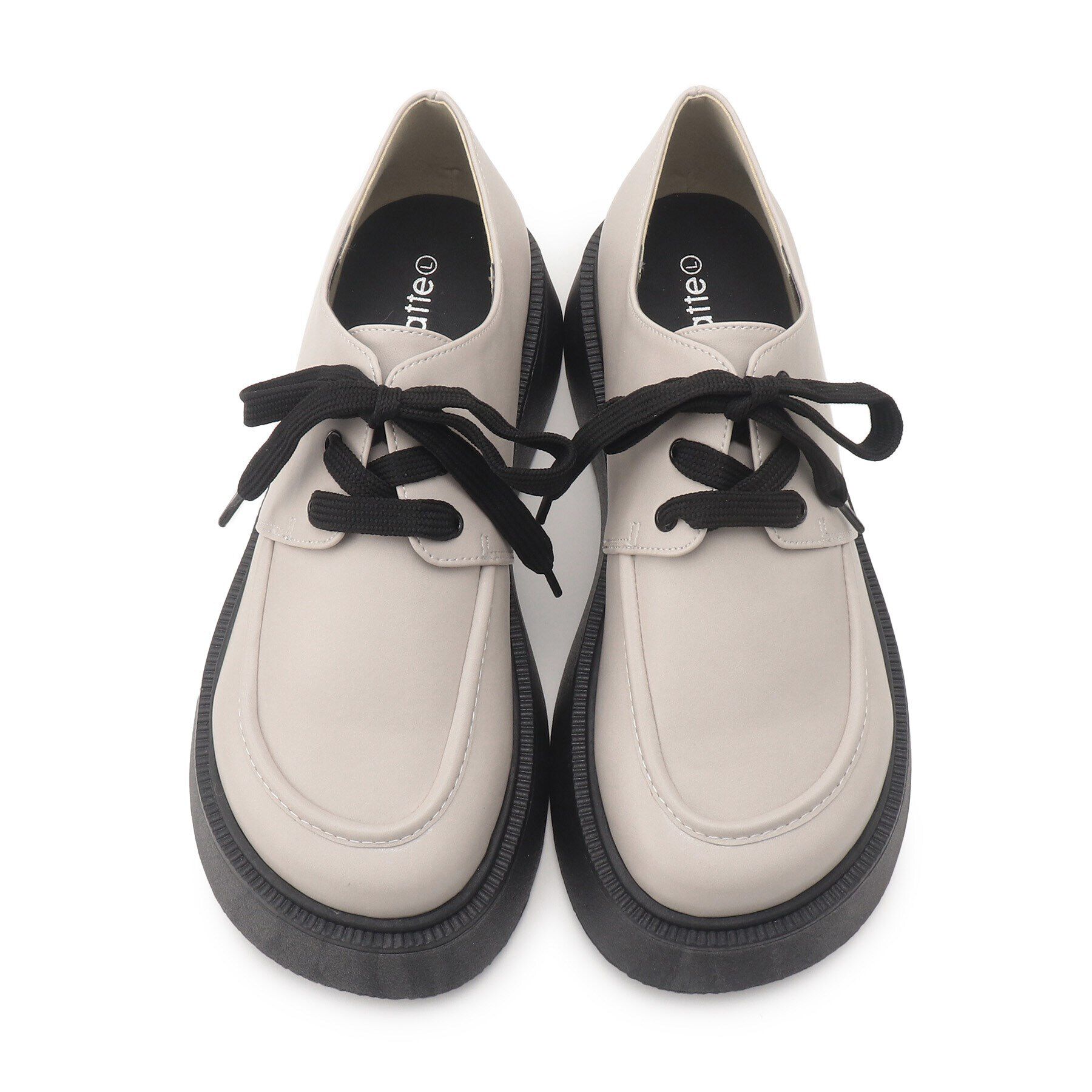 PINK-latte「厚底モカシューズ」|ビジネス・ドレスシューズ|