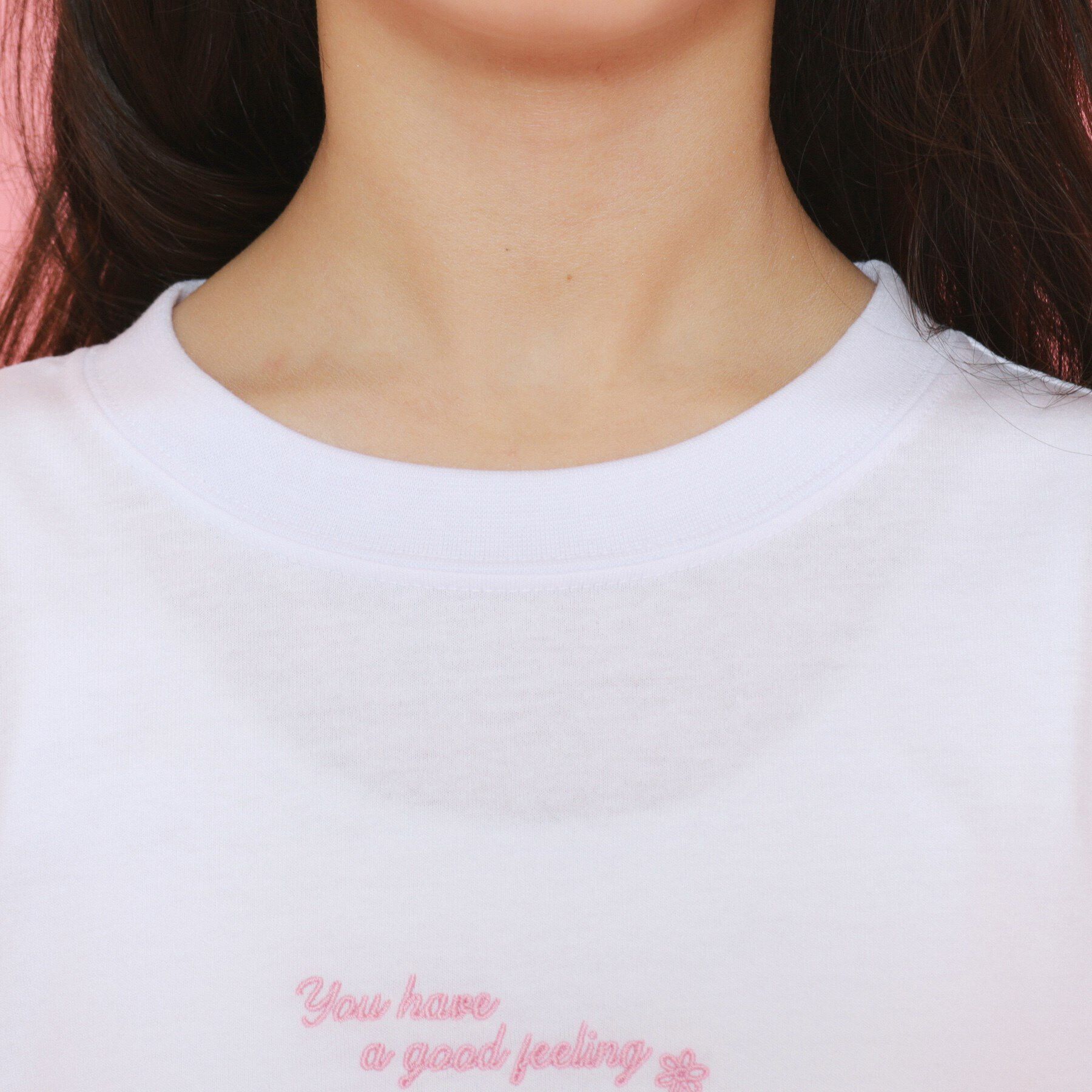 PINK-latte「【130cmあり】スプレープリントゆる Tシャツ」|Tシャツ・カットソー|