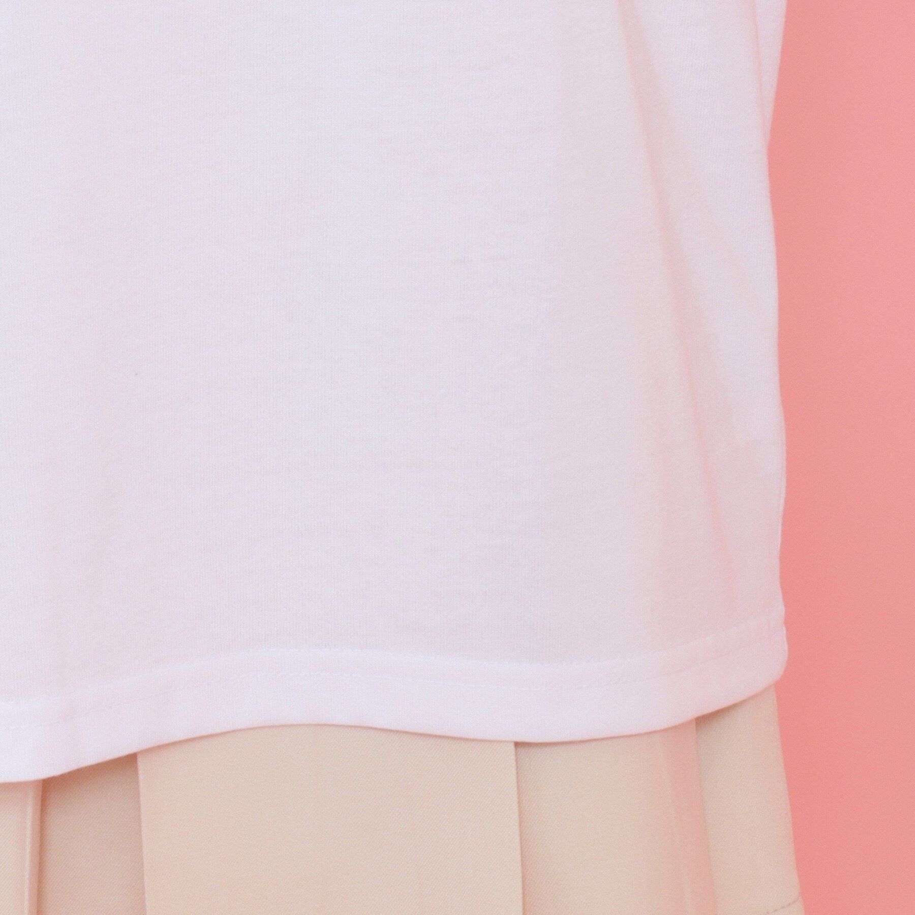 PINK-latte「【130cmあり】スプレープリントゆる Tシャツ」|Tシャツ・カットソー|