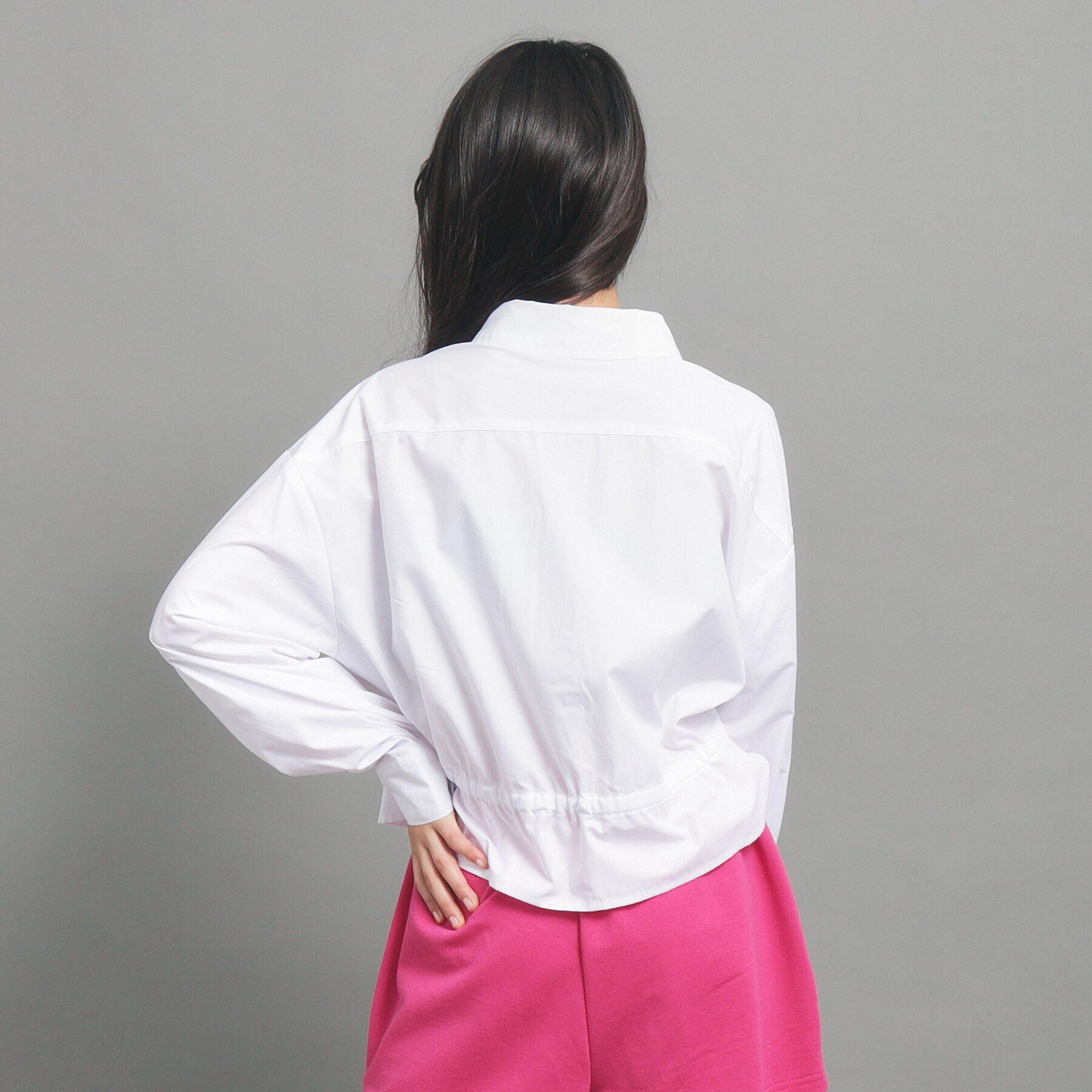 PINK-latte「クロップドシャツ」|シャツ・ブラウス|