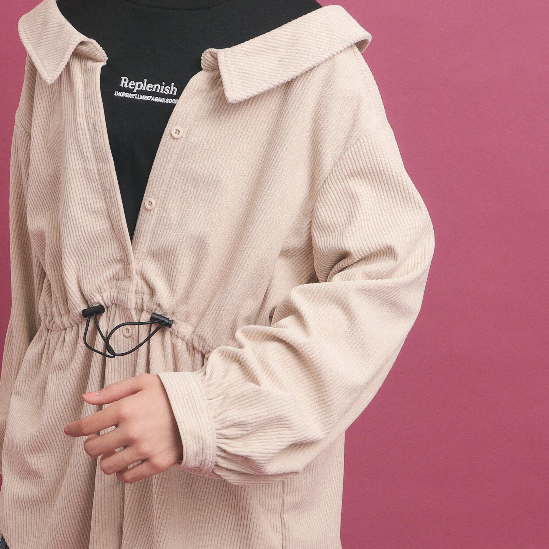 PINK-latte「惚れかわ シャツレイヤード」|シャツ・ブラウス|