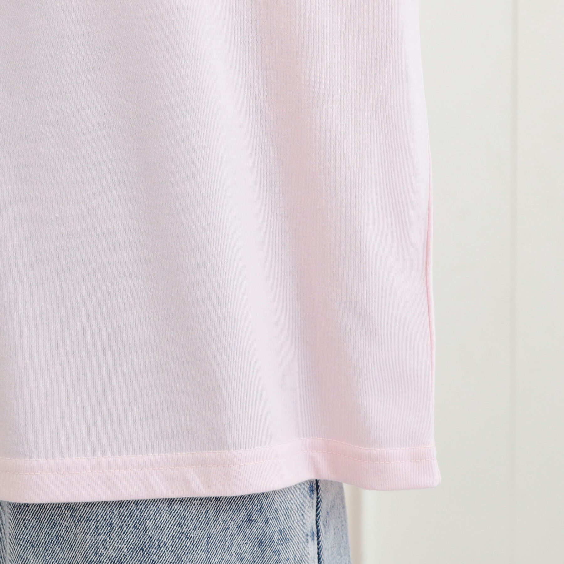 PINK-latte「ワンポイント刺繍Tシャツ」|Tシャツ・カットソー|