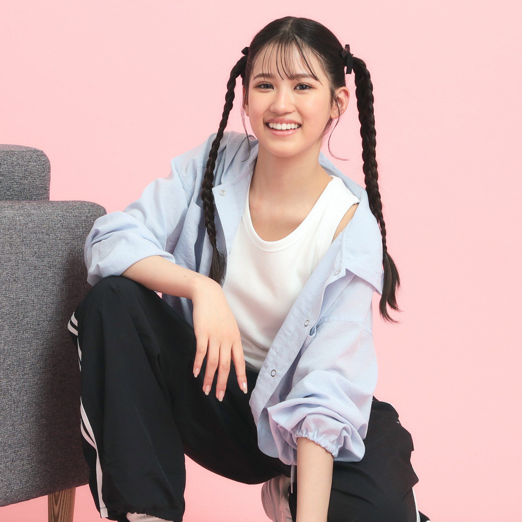 PINK-latte「シンプルタンクトップ」|キャミソール|